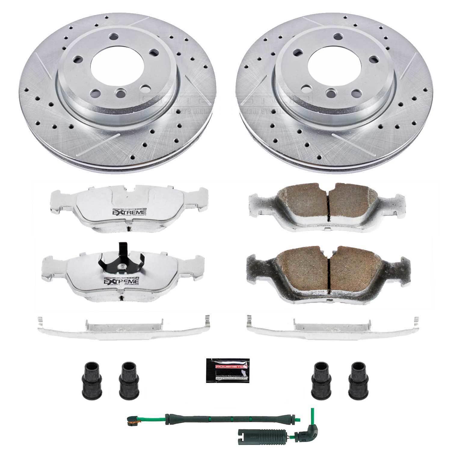 Power Stop 03-08 BMW Z4 Front & Rear Z26 Street Warrior Brake Kit (1x psbK962-26, 1x psbK869-26) thumbnail 8