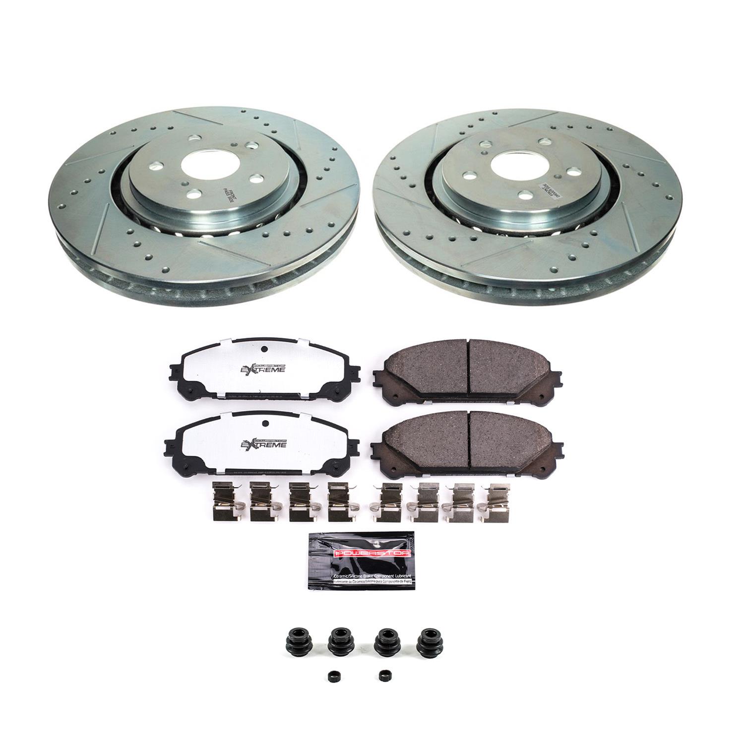 Power Stop 21-22 Toyota Sienna Front and Rear Z36 Truck & Tow Brake Kit (1x psbK8705-36, 1x psbK8716-36) thumbnail 6