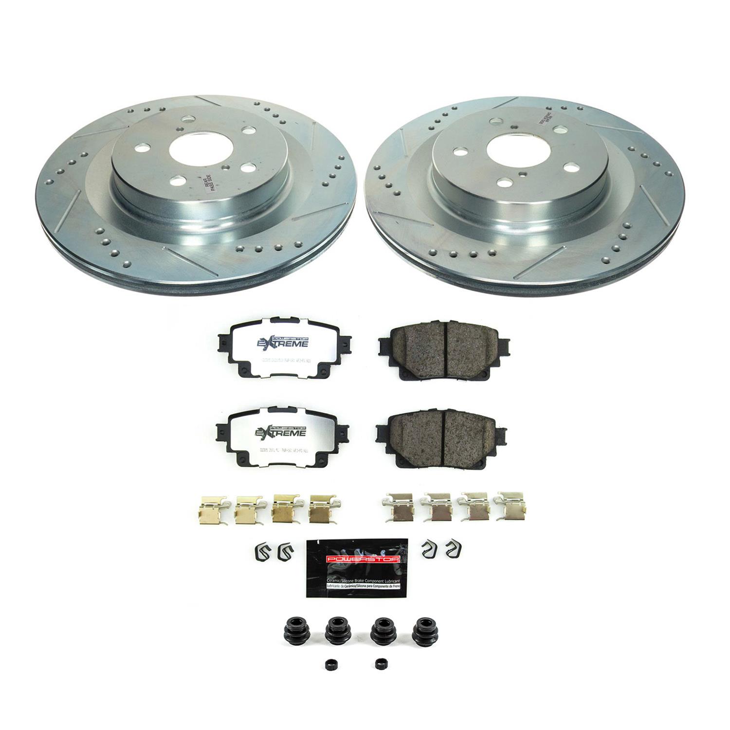 Power Stop 21-22 Toyota Sienna Front and Rear Z36 Truck & Tow Brake Kit (1x psbK8705-36, 1x psbK8716-36) thumbnail 7