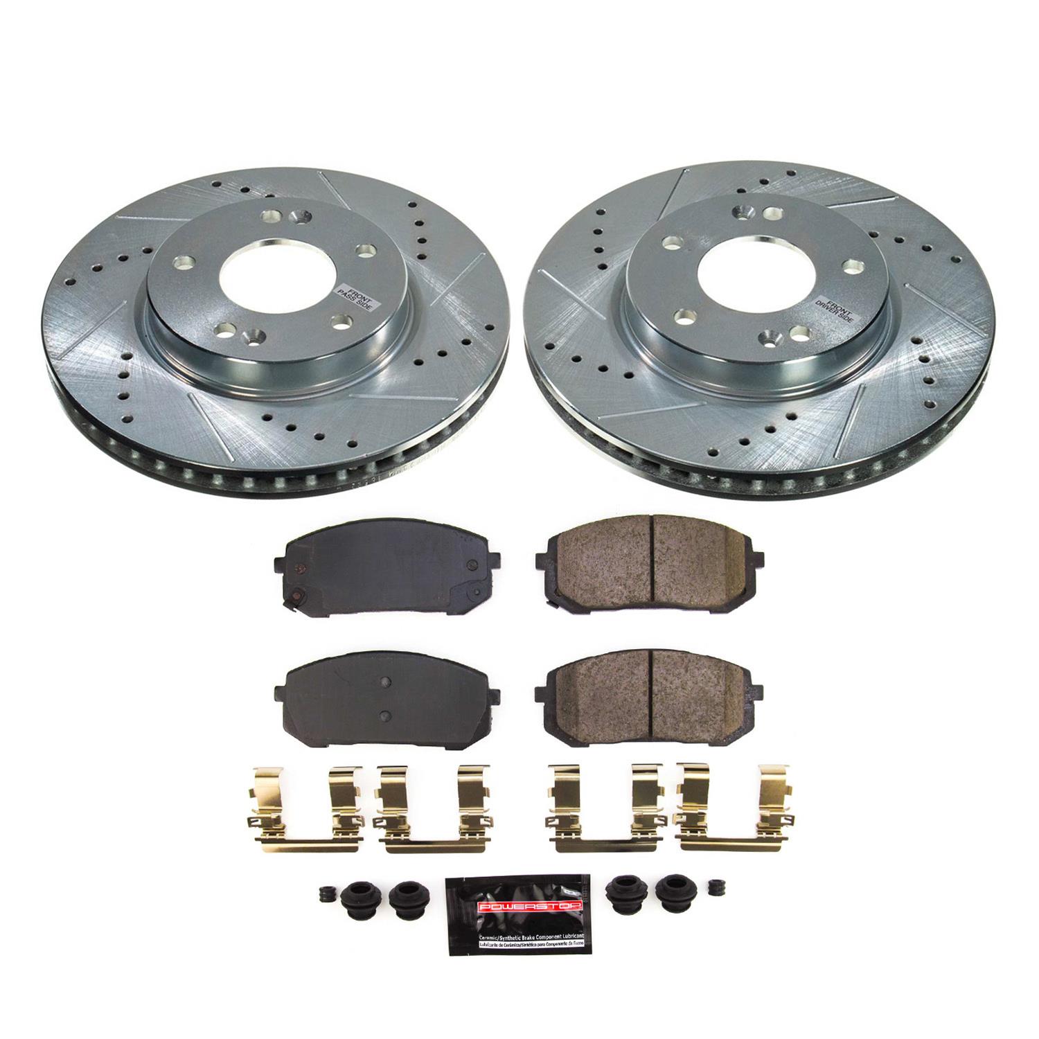 Power Stop K8748 Power Stop Z23 Evolution Sport Brake Upgrade Kits | Summit  Racing