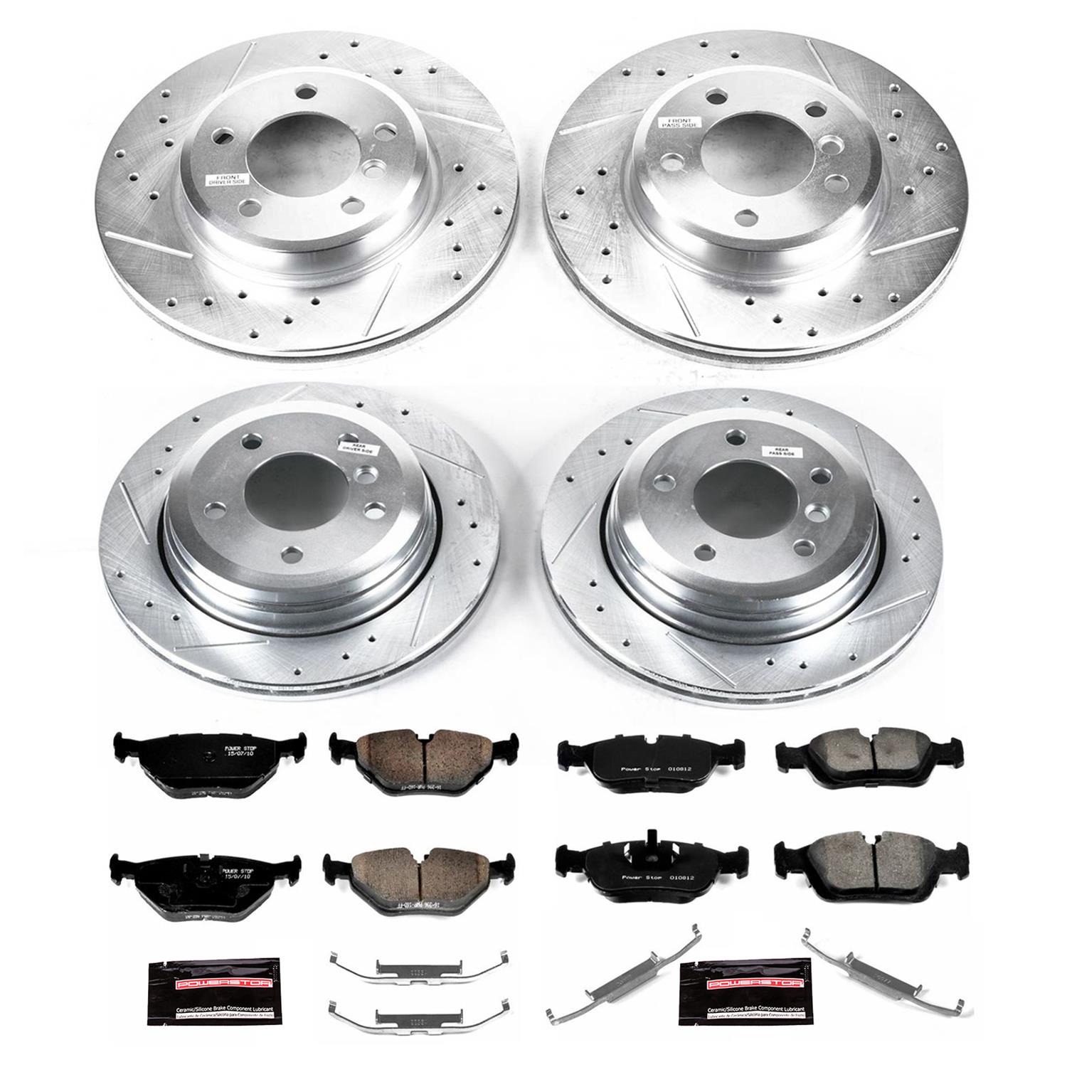 Power Stop 01-05 BMW 325xi Front & Rear Z23 Evolution Sport Brake Kit (1x psbK868, 1x psbK2970) thumbnail 6