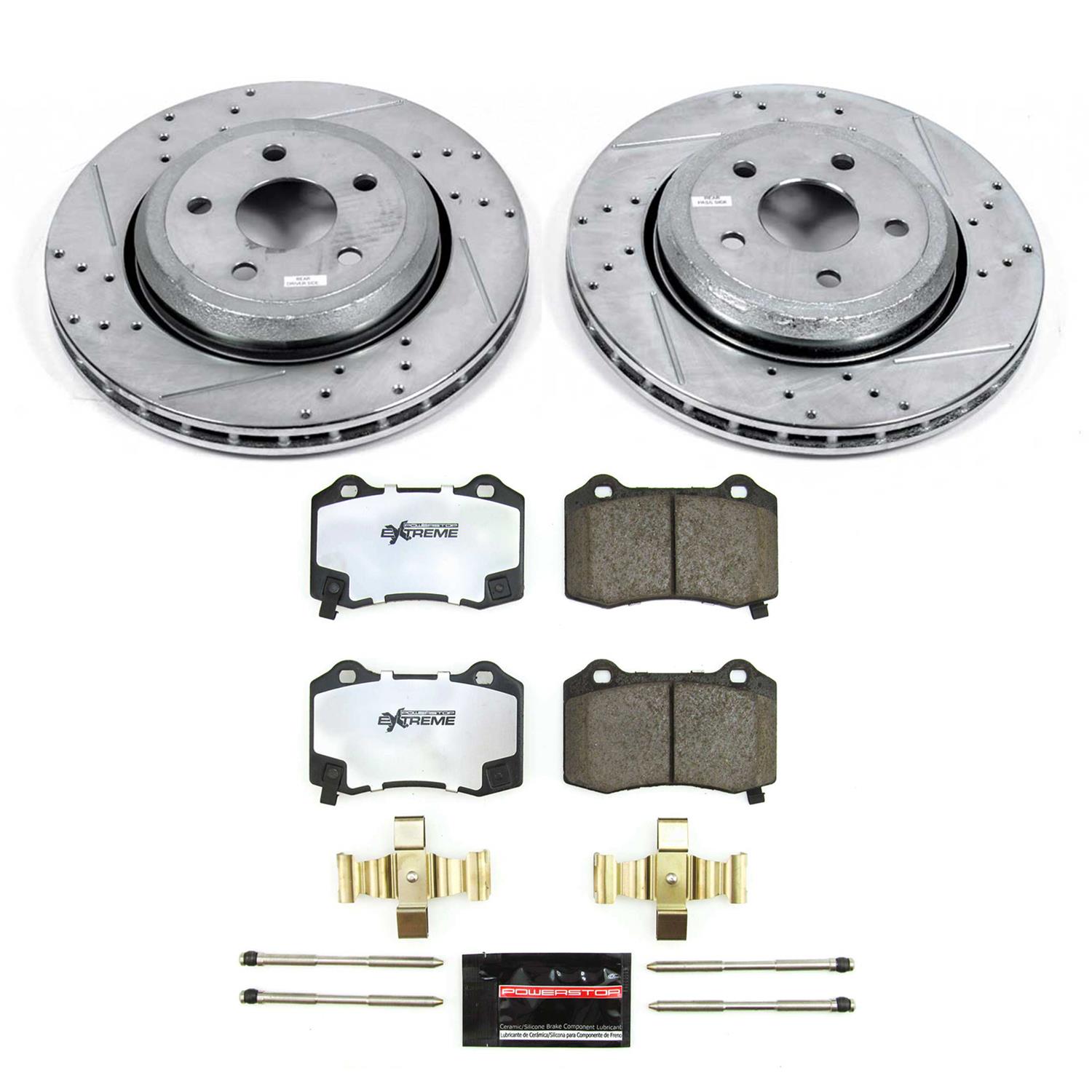 Power Stop K8758-36 Power Stop Z36 Truck and Tow Brake Upgrade  