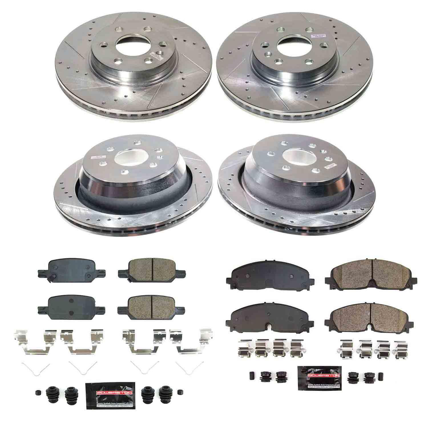 Power Stop 21-22 Chevrolet Colorado Front and Rear Z23 Evolution Brake Kit (1x psbK8741, 1x psbK8761) thumbnail 9