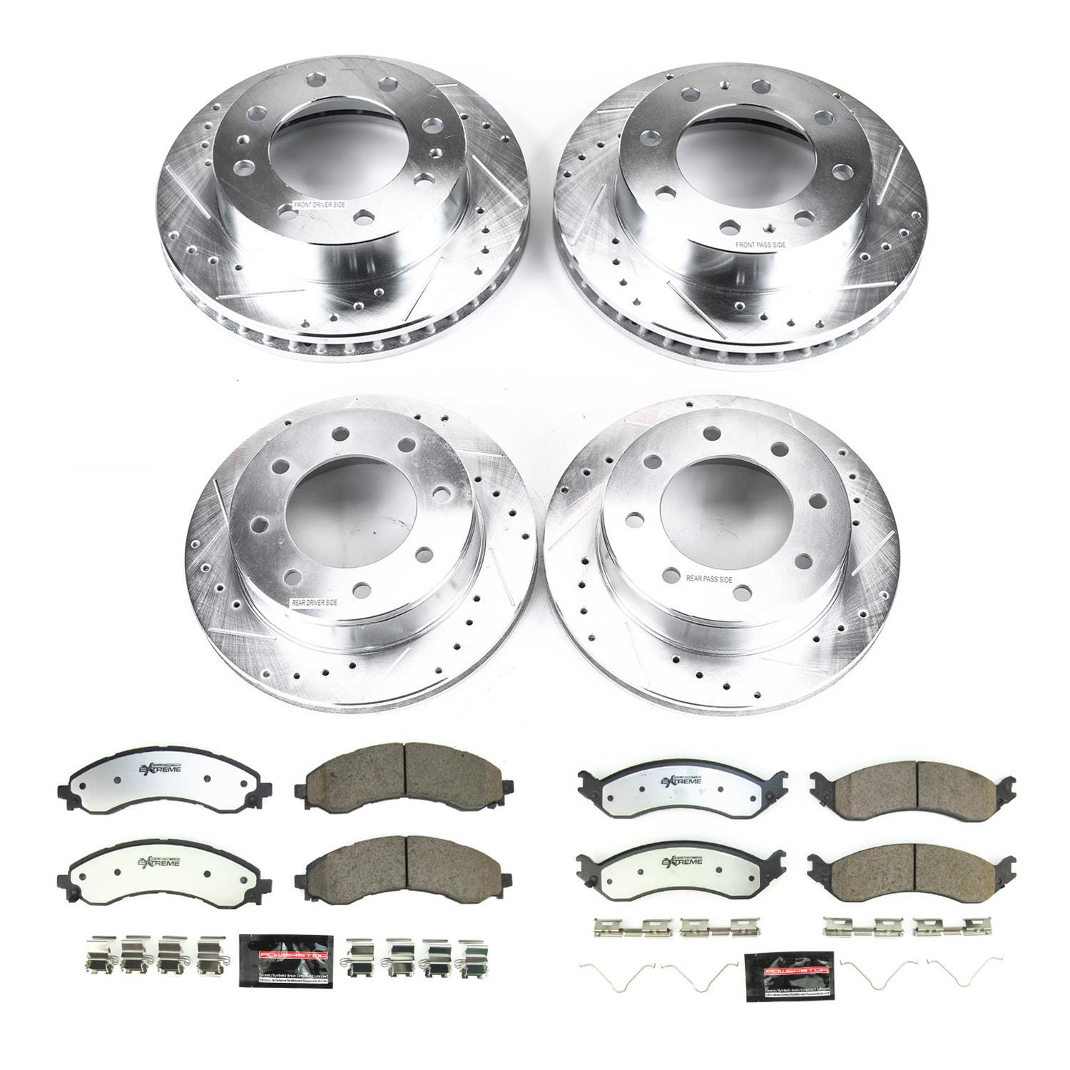 Power Stop 21-22 GMC Savana 3500 Front and Rear Z36 Truck & Tow Brake Kit (1x psbK8767-36, 1x psbK8746-36) thumbnail 4