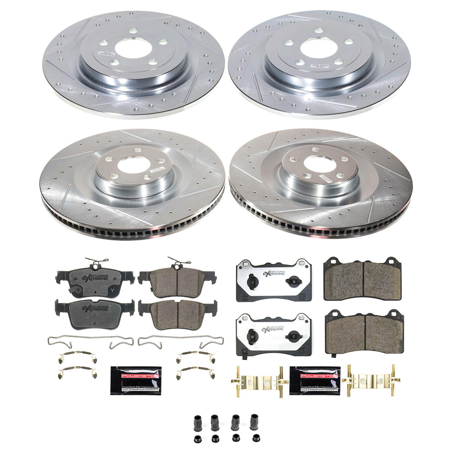Power Stop 21-23 Ford Mustang Mach-E Front and Rear Z26 Street Brake Kit (1x psbK8745-26, 1x psbK8766-26) thumbnail 3
