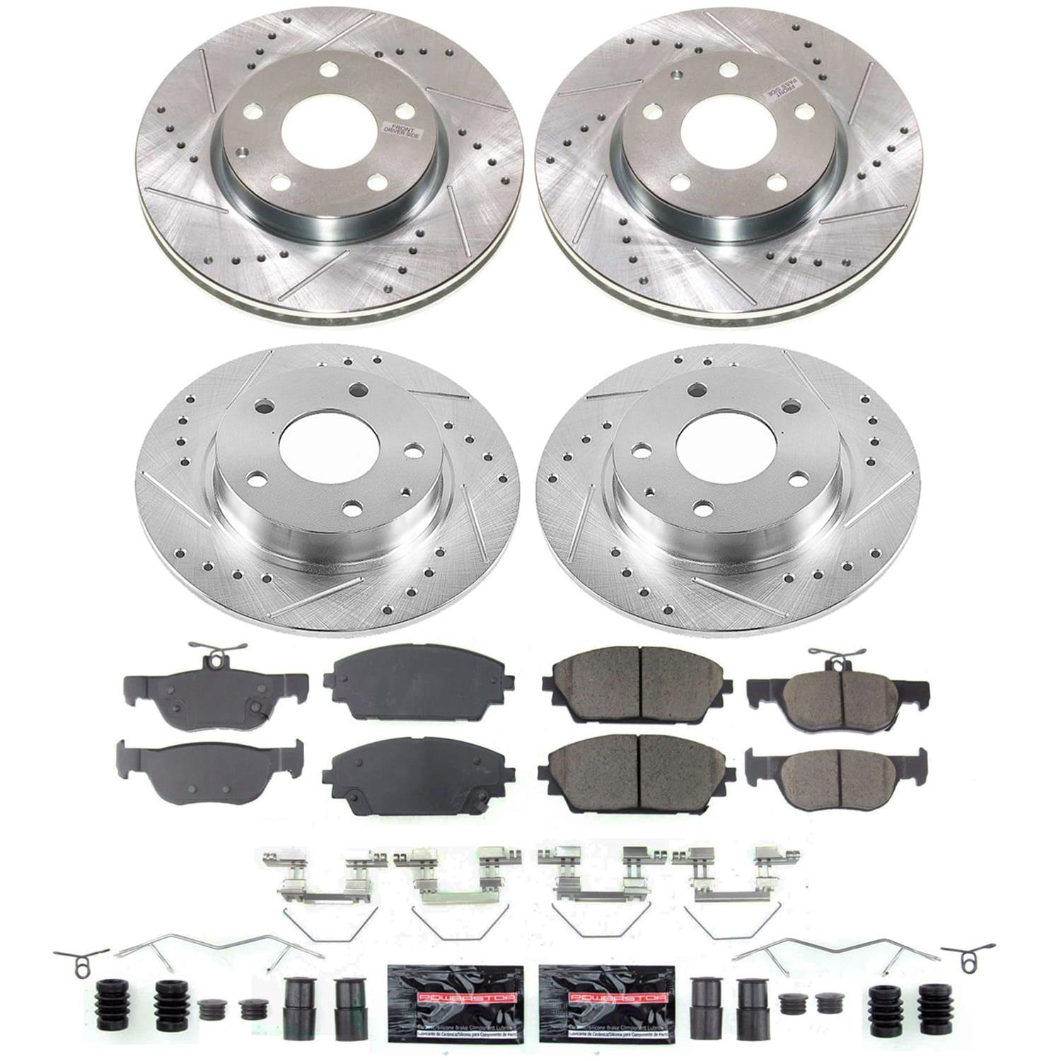 Power Stop 19-23 Mazda 3 Front and Rear Z23 Evolution Brake Kit (1x psbK8334, 1x psbK8756) thumbnail 6