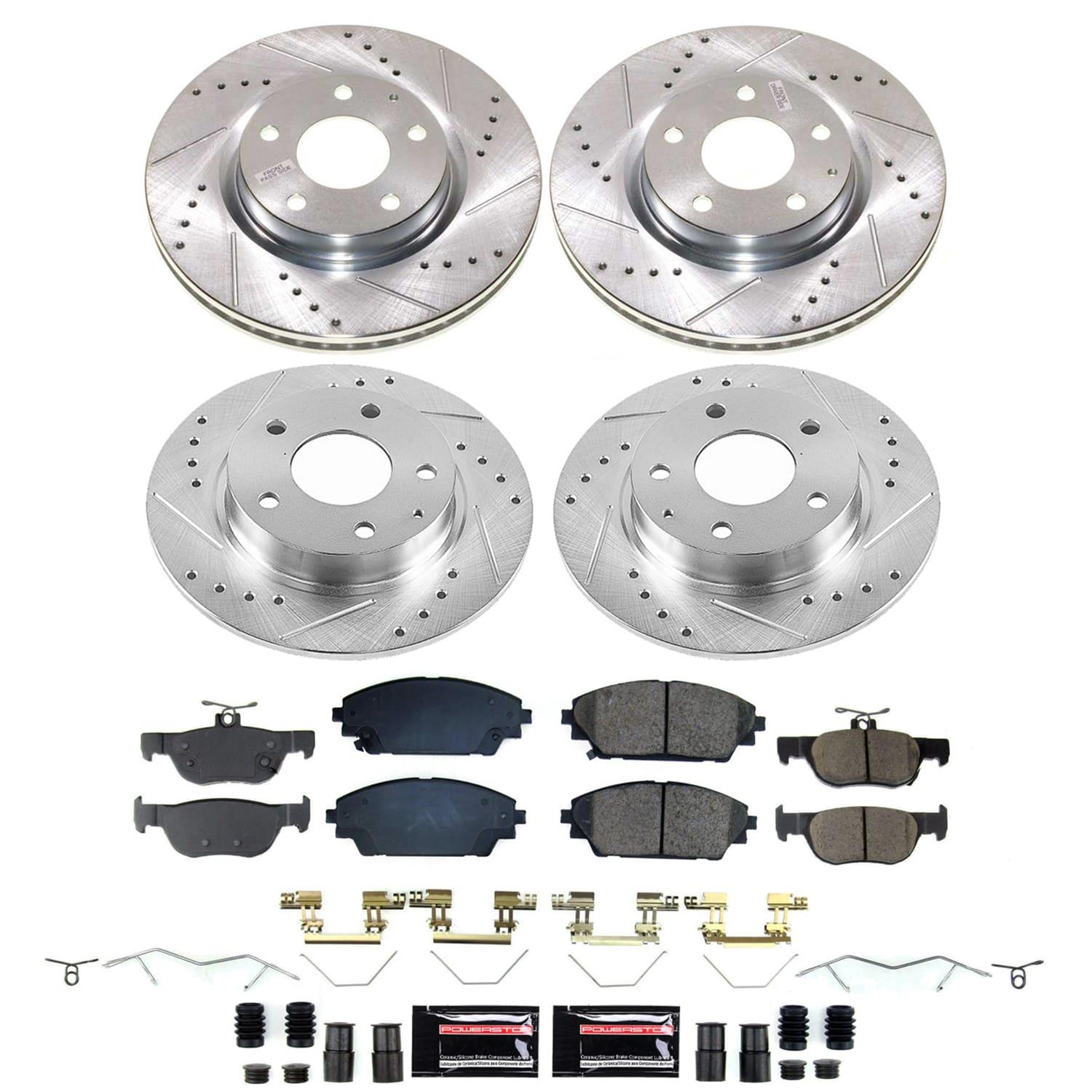Power Stop 20-22 Mazda CX-30 Front and Rear Z23 Evolution Brake Kit (1x psbK8334, 1x psbK8755) thumbnail 6