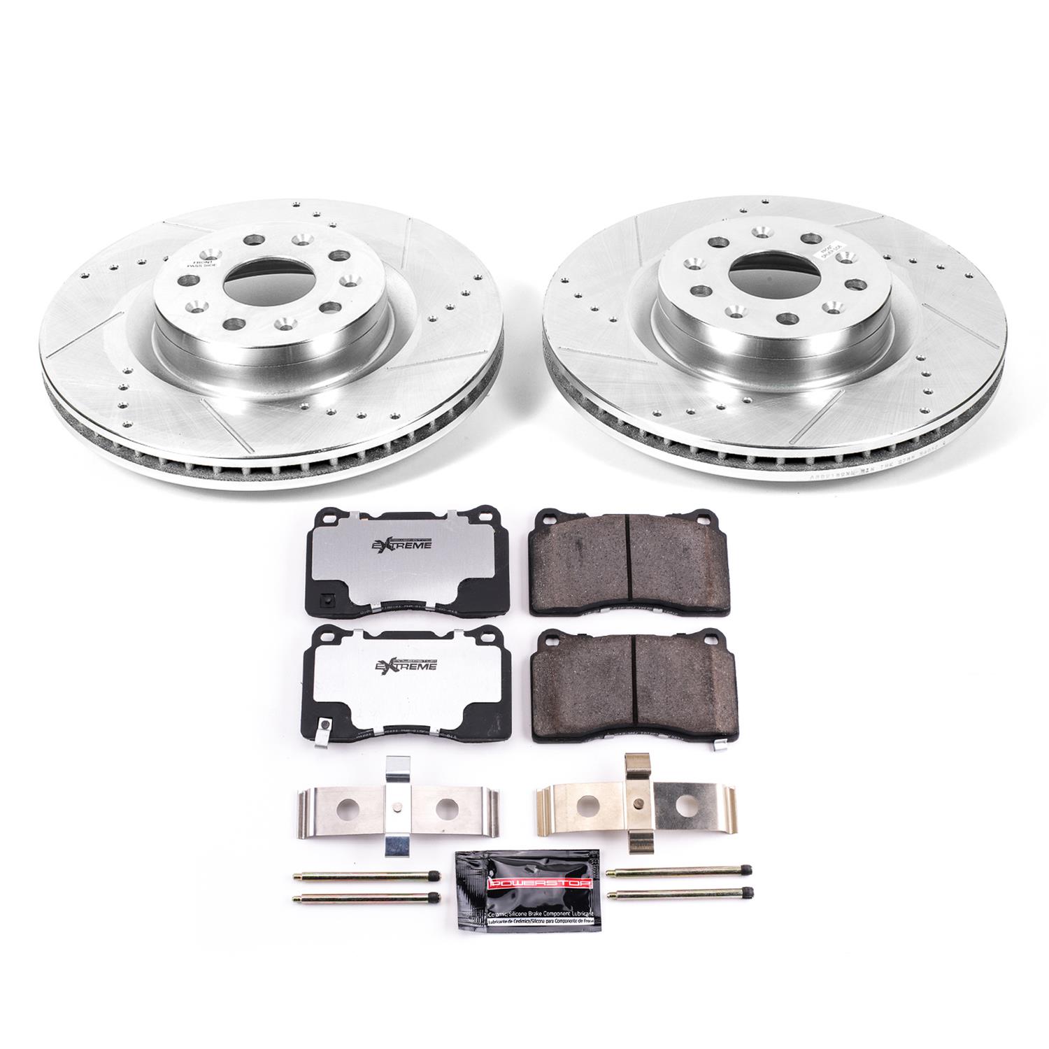 Power Stop 2021 Chevrolet Camaro Front & Rear Z26 Street Brake Kit (1x psbK7289-26, 1x psbK8836-26) thumbnail 9