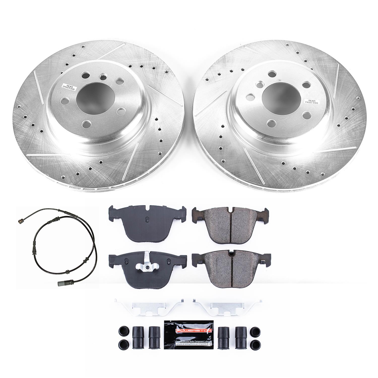 Power Stop 11-15 BMW 740Li Front & Rear Z23 Evolution Brake Kit (1x psbK6026, 1x psbK8848) thumbnail 2