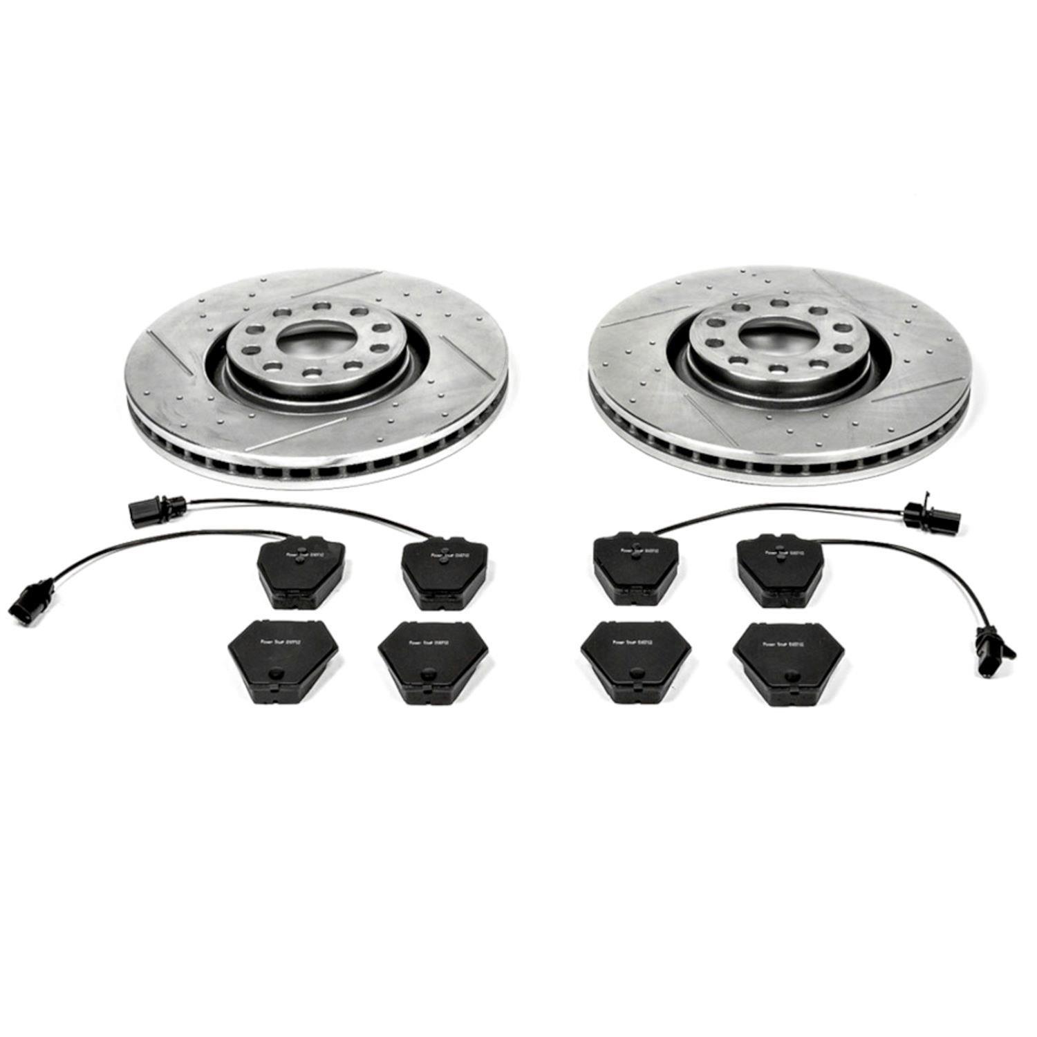 Power Stop 01-05 Audi Allroad Quattro Front & Rear Z23 Evolution Sport Brake Kit (1x psbK886, 1x psbK940) thumbnail 4