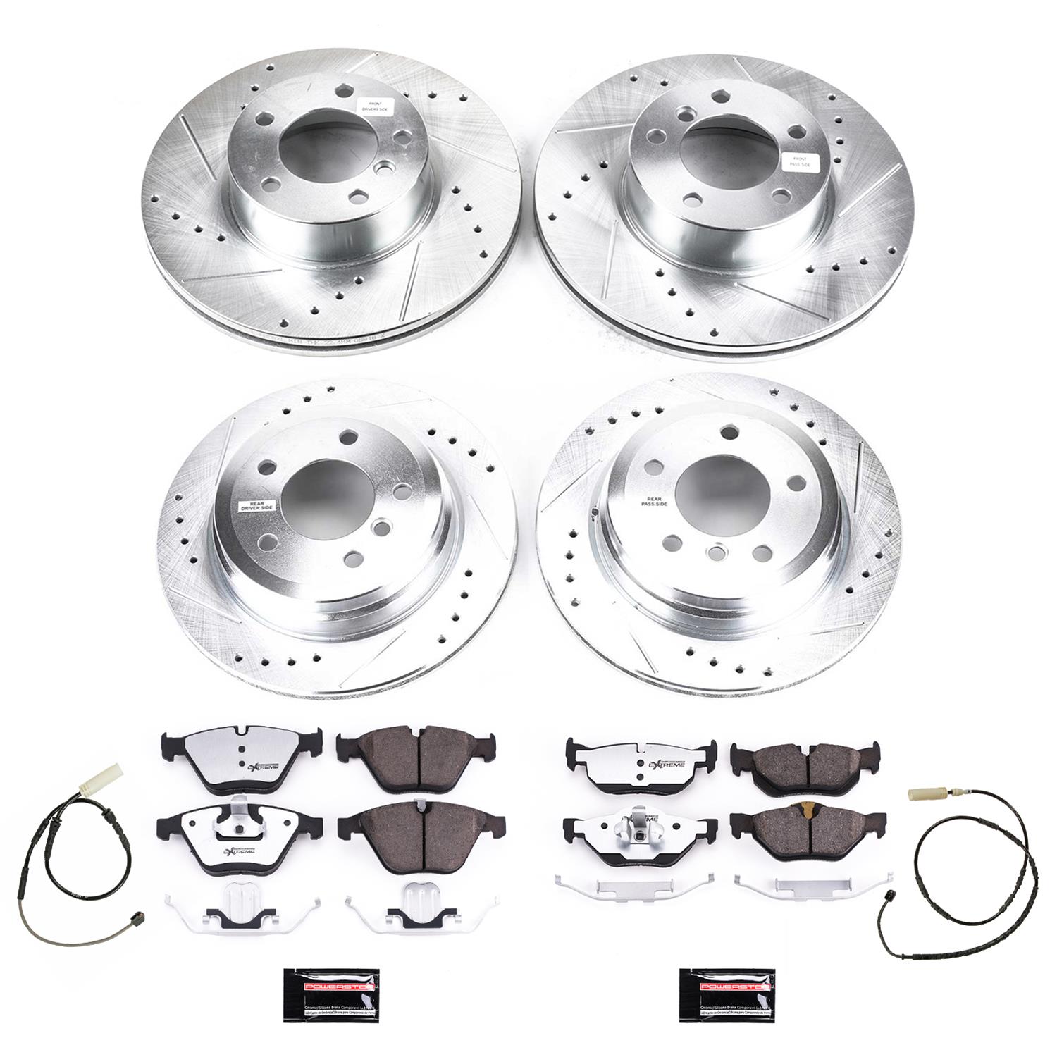 Power Stop 11-13 BMW 328i Front & Rear Z26 Street Brake Kit (1x psbK5980-26, 1x psbK8823-26) thumbnail 4