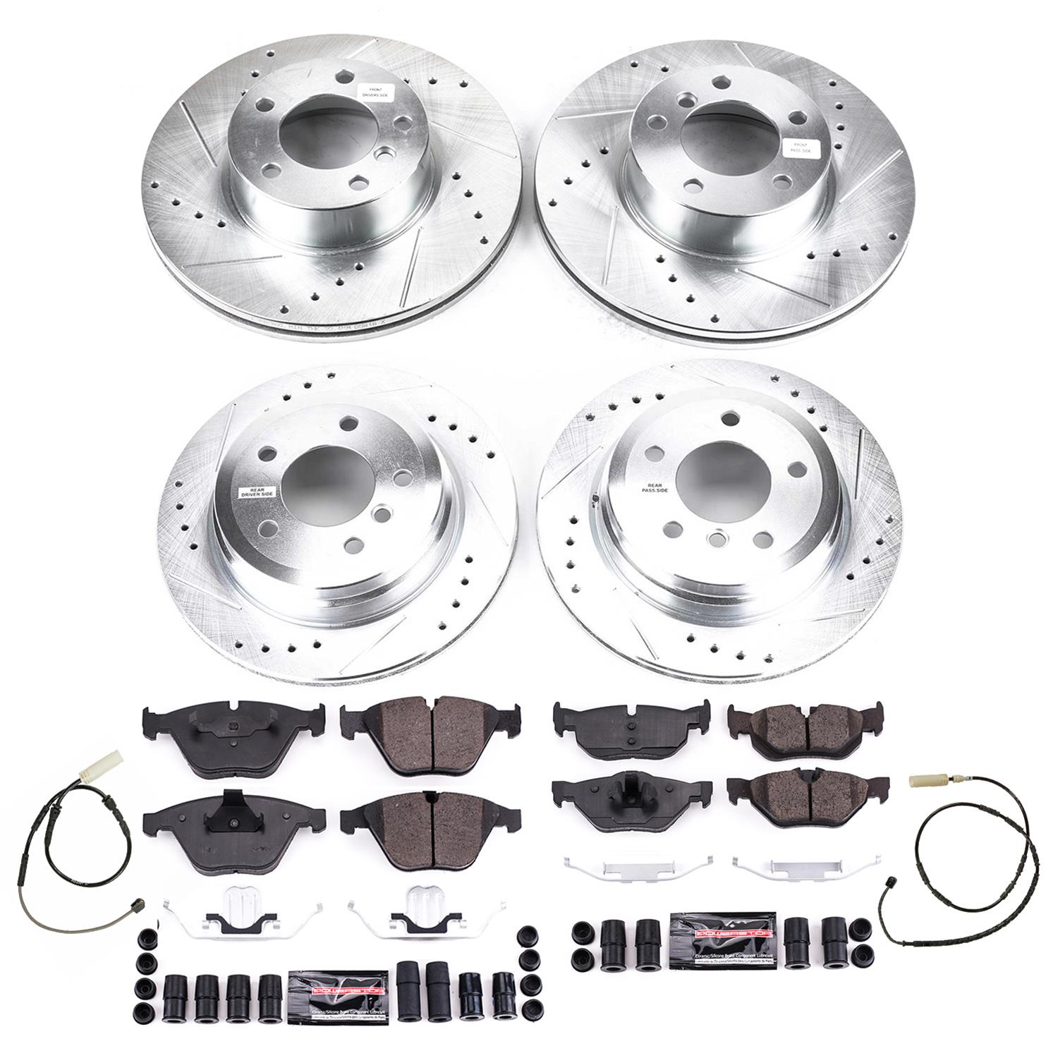 Power Stop 11-13 BMW 328i Front & Rear Z23 Evolution Brake Kit (1x psbK5980, 1x psbK8823) thumbnail 5
