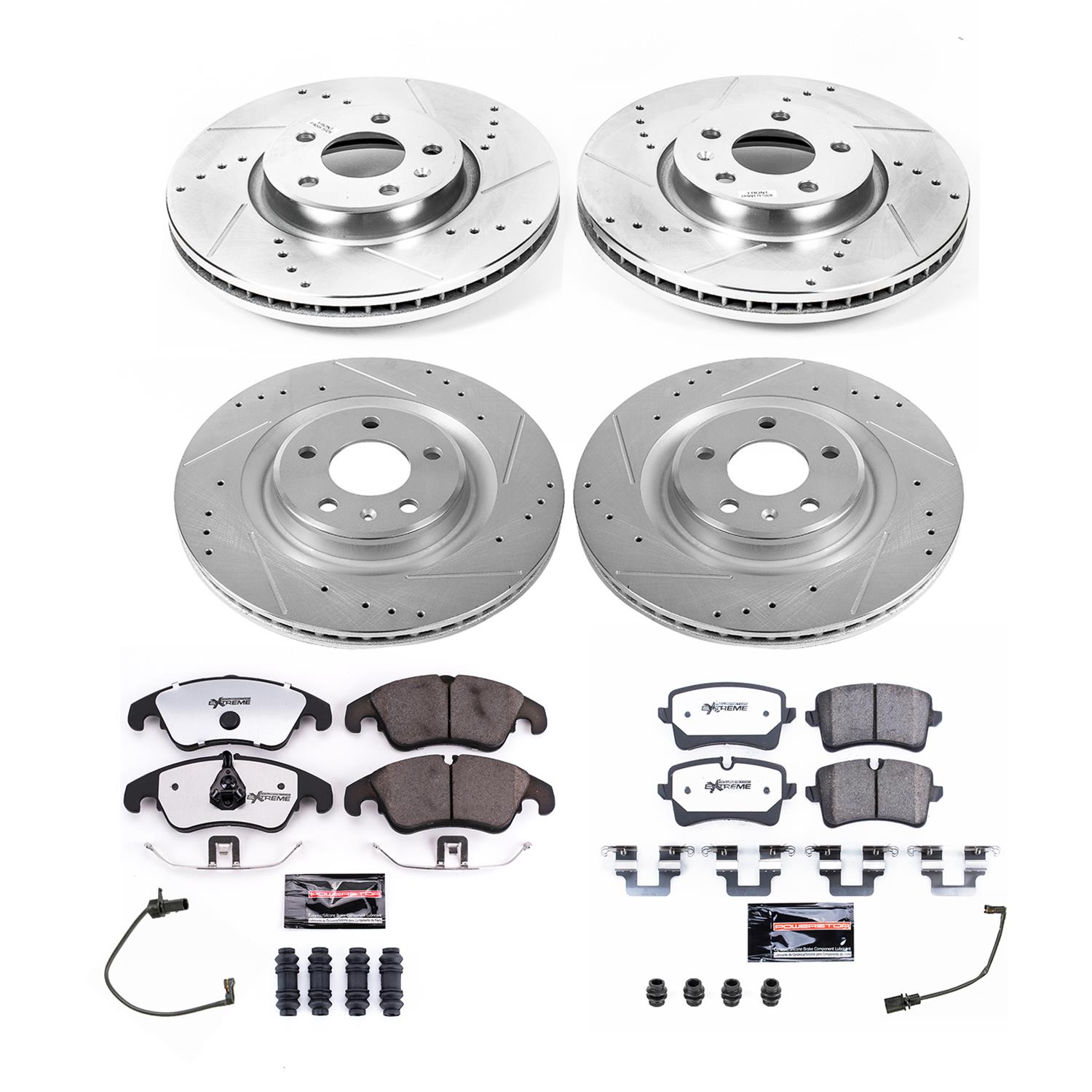 Power Stop 2013 Audi A6 Quattro Front & Rear Z26 Street Brake Kit (1x psbK6139-26, 1x psbK6133-26) thumbnail 4
