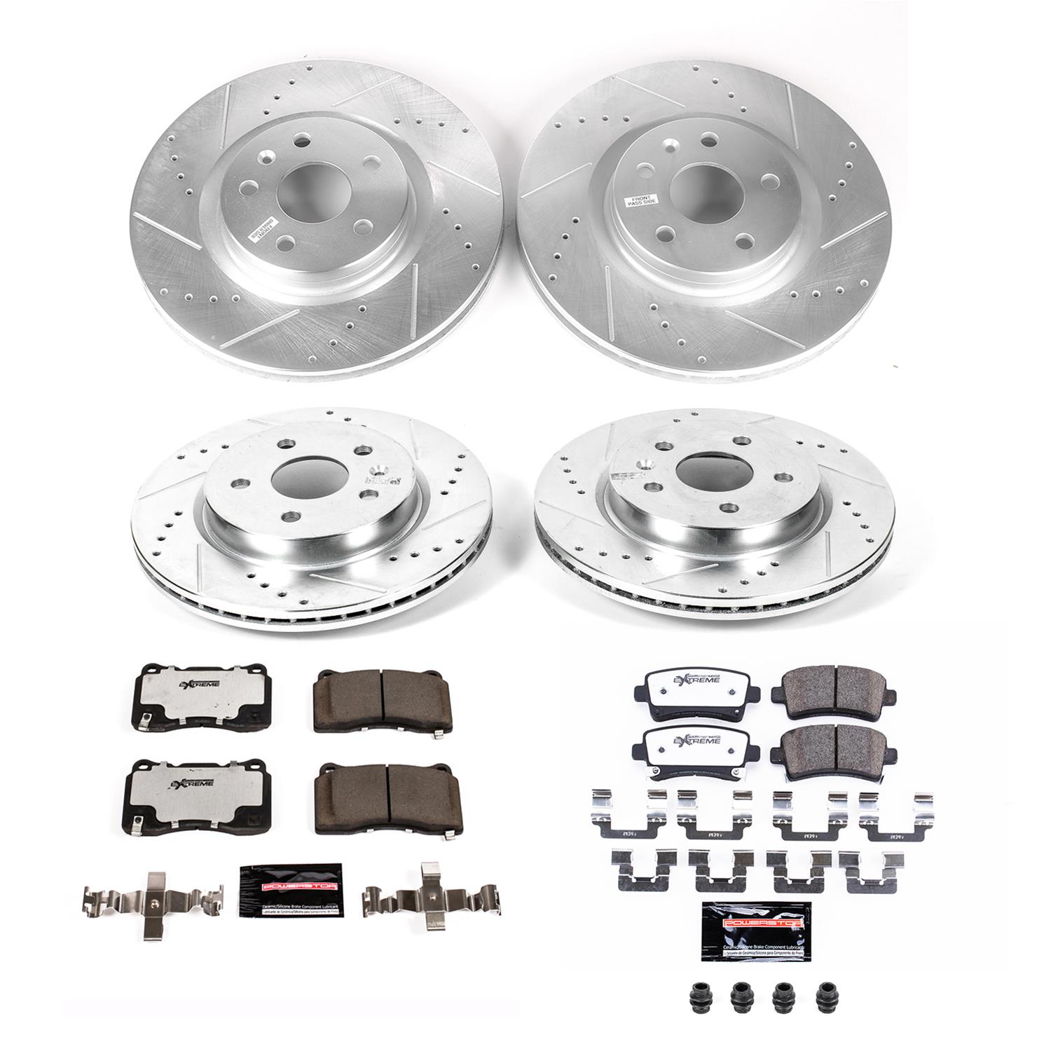 Power Stop 13-19 Cadillac XTS Front & Rear Z26 Street Brake Kit (1x psbK5547-26, 1x psbK8825-26) thumbnail 5