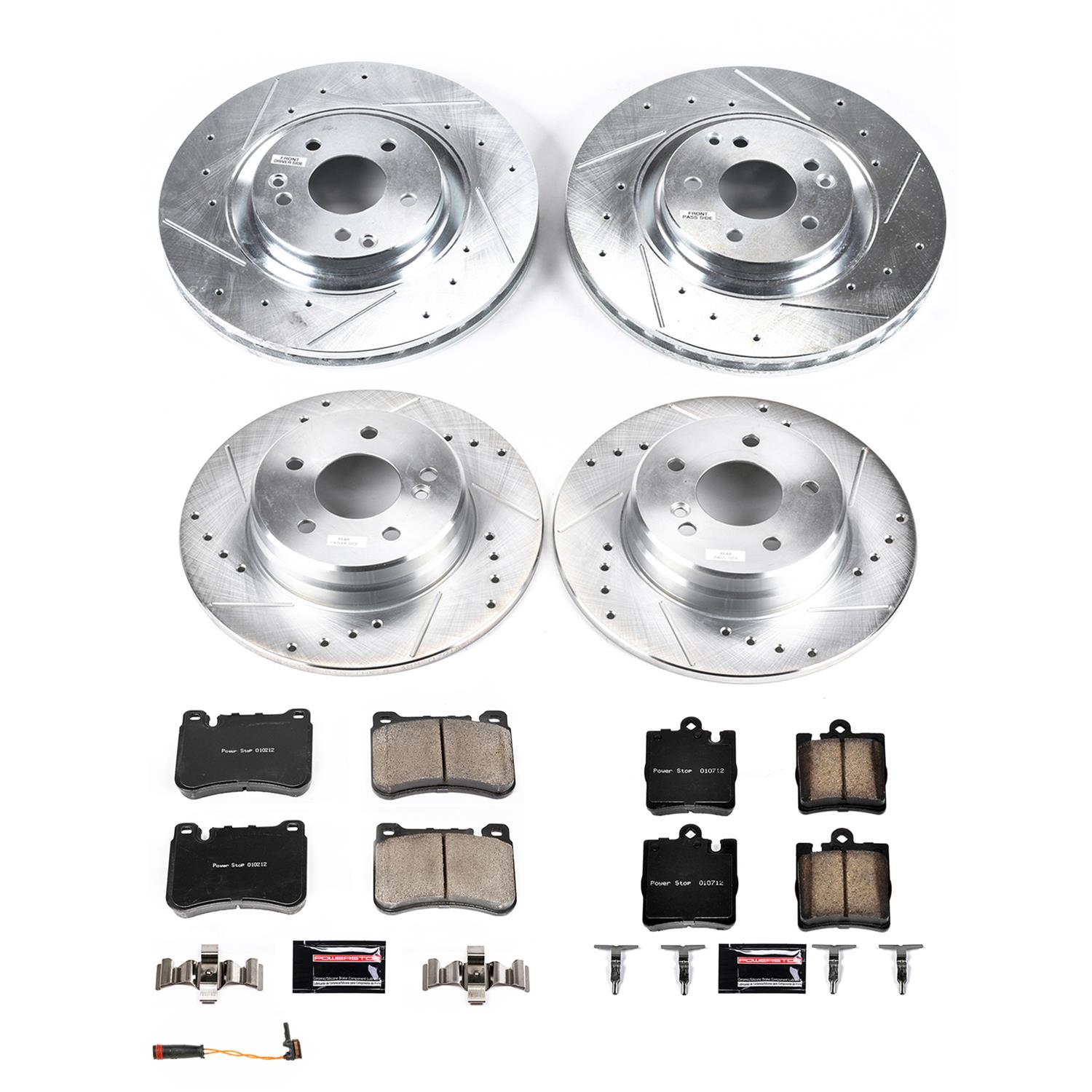 Power Stop 06-08 Mercedes-Benz SLK280 Front & Rear Z23 Evolution Brake Kit (1x psbK620, 1x psbK6713) thumbnail 7