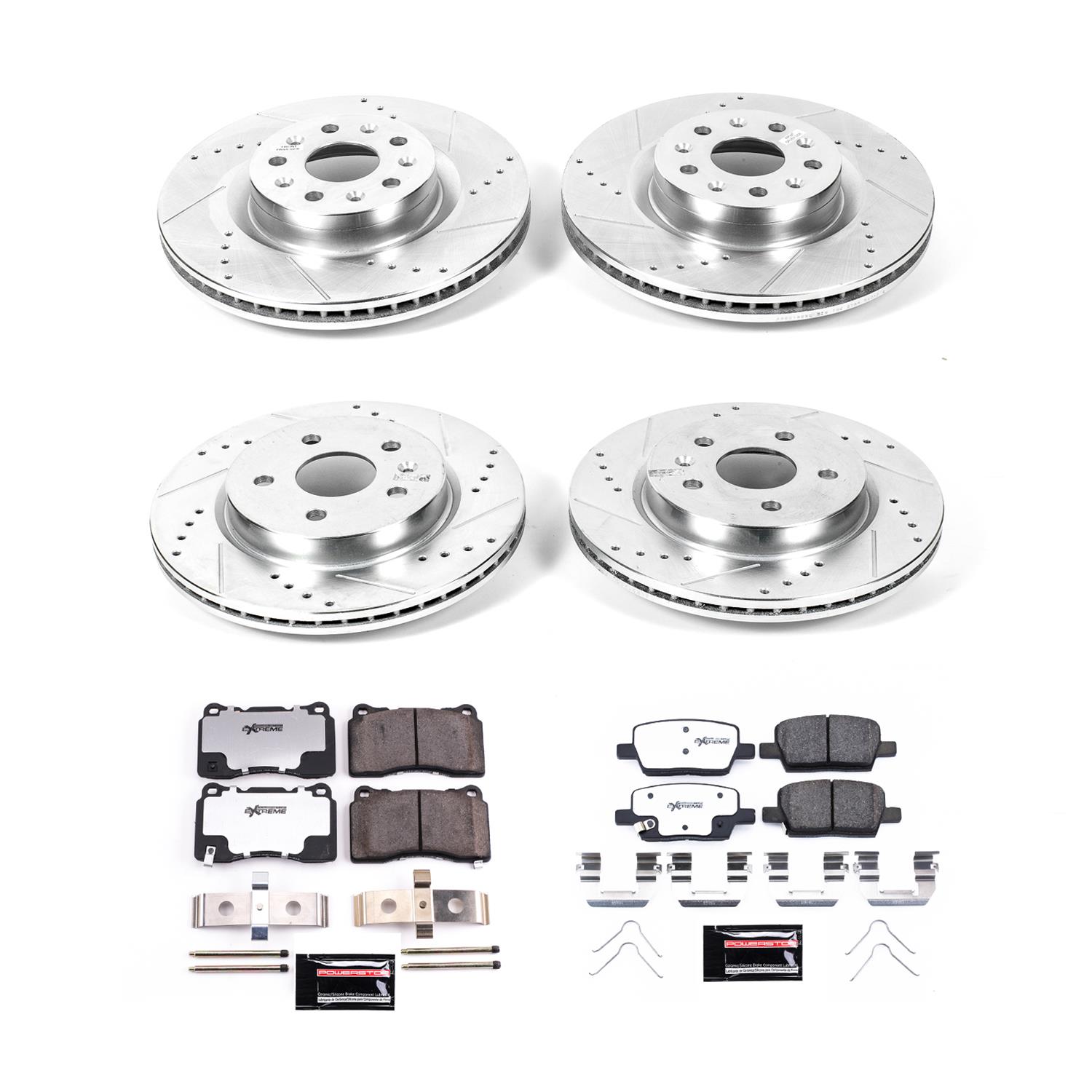 Power Stop 2021 Chevrolet Camaro Front & Rear Z26 Street Brake Kit (1x psbK7289-26, 1x psbK8836-26) thumbnail 8