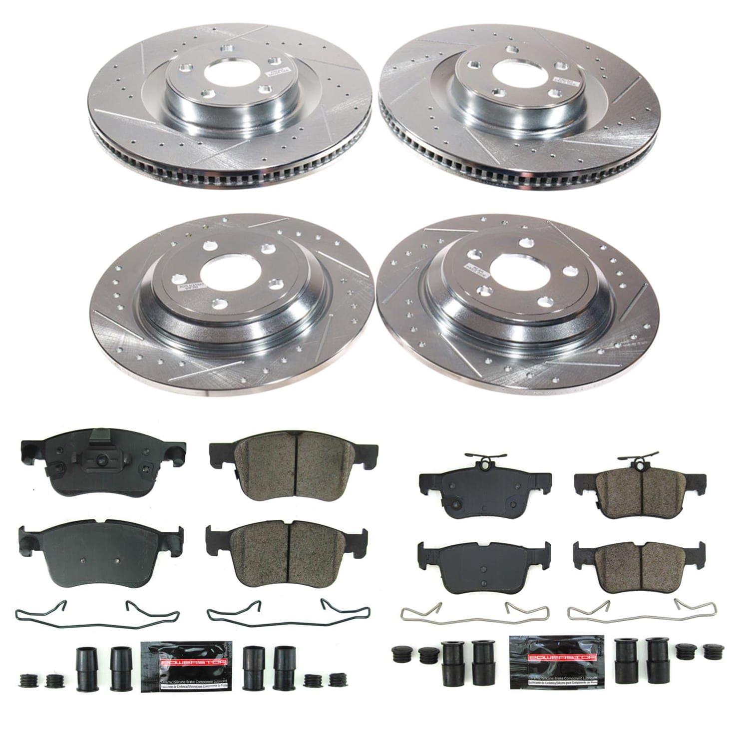 Power Stop 2023 Ford Bronco Sport Front and Rear Z23 Evolution Brake Kit (1x psbK8926, 1x psbK8933) thumbnail 9