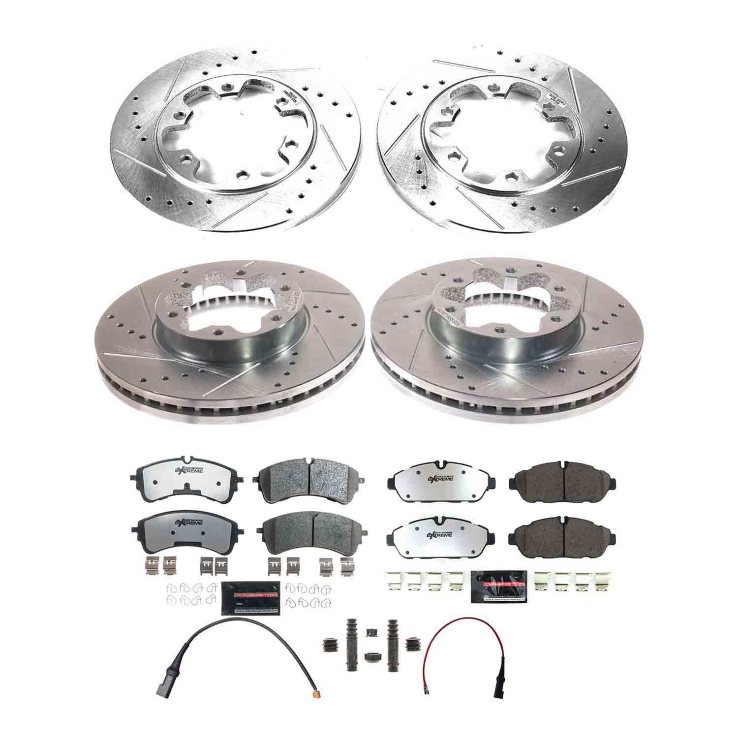 Power Stop 20-23 Ford Transit-350 HD Front and Rear Z36 Truck & Tow Brake Kit (1x psbK8539-36, 1x psbK8980-36) thumbnail 4