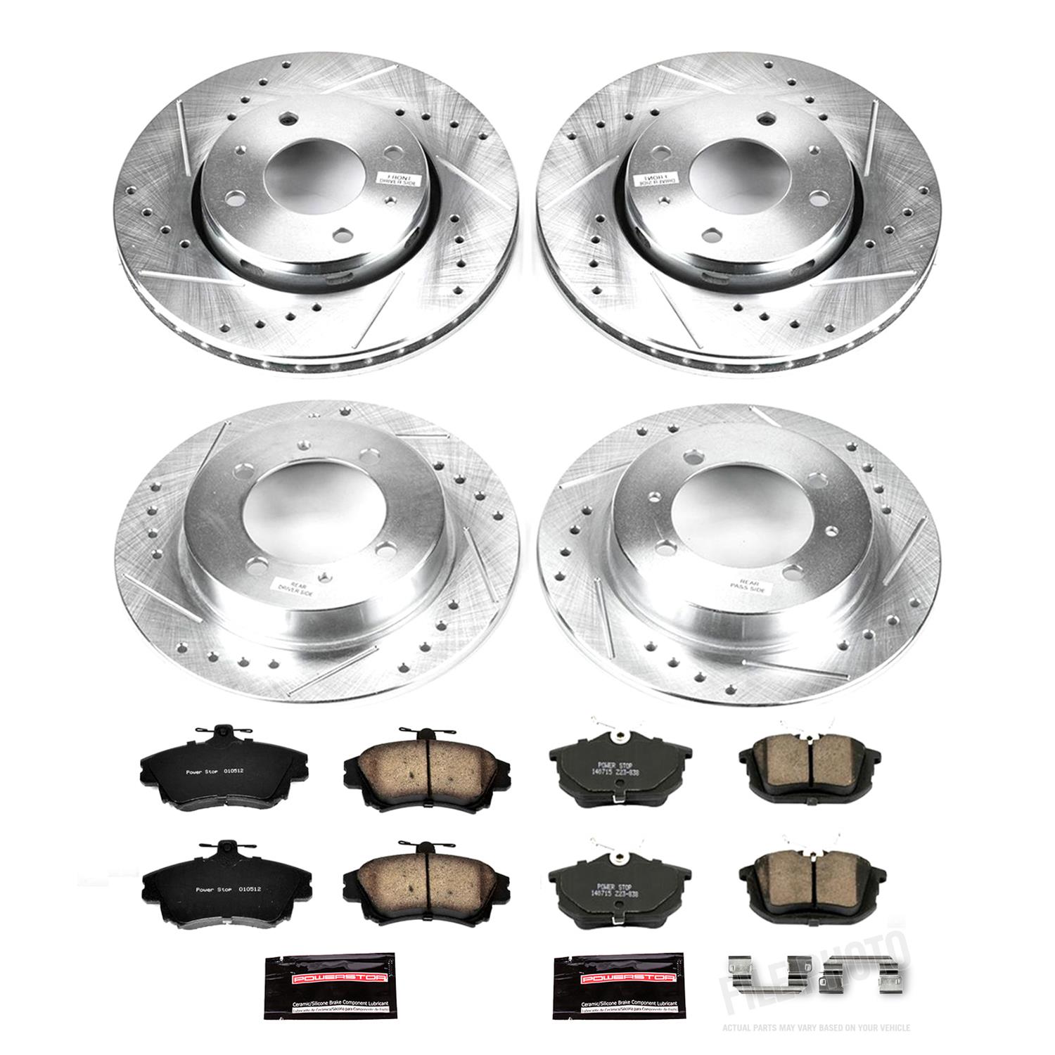 Power Stop 00-04 Volvo S40 Front & Rear Z23 Evolution Sport Brake Kit (1x psbK913, 1x psbK911) thumbnail 8