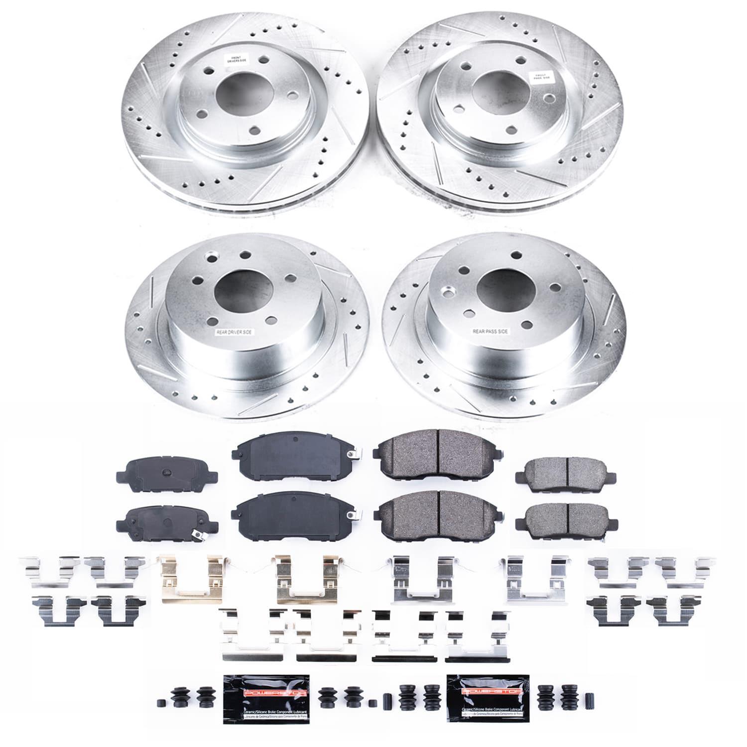 Power Stop 11-17 Nissan Juke Front and Rear Z23 Evolution Brake Kit (1x psbK098, 1x psbK8327) thumbnail 9