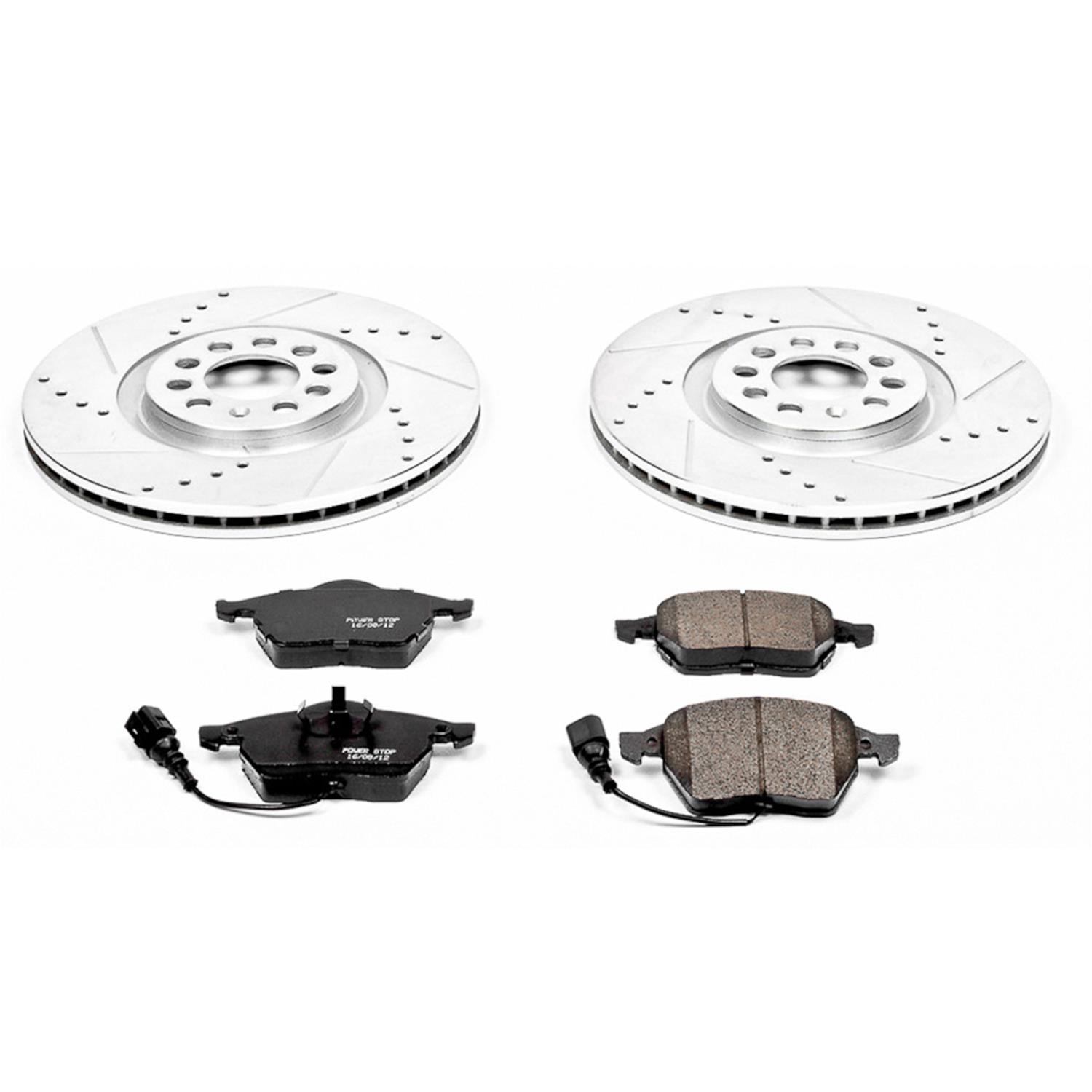 Power Stop 00-06 Audi TT Quattro Front & Rear Z23 Evolution Sport Brake Kit (1x psbK3093, 1x psbK914) thumbnail 3
