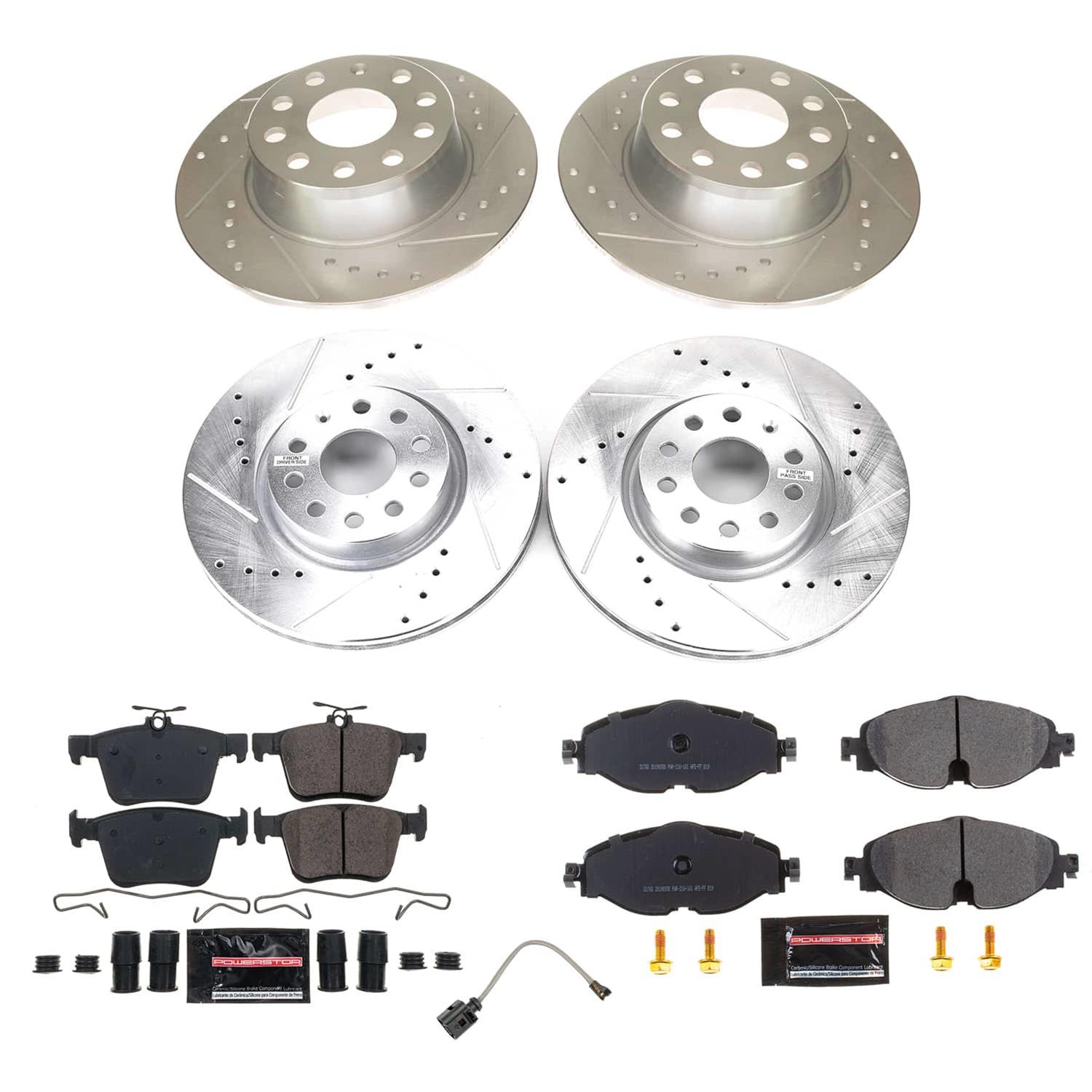 Power Stop 22-24 Volkswagen Taos Front and Rear Z23 Evolution Brake Kit (1x psbK7082, 1x psbK8337) thumbnail 9