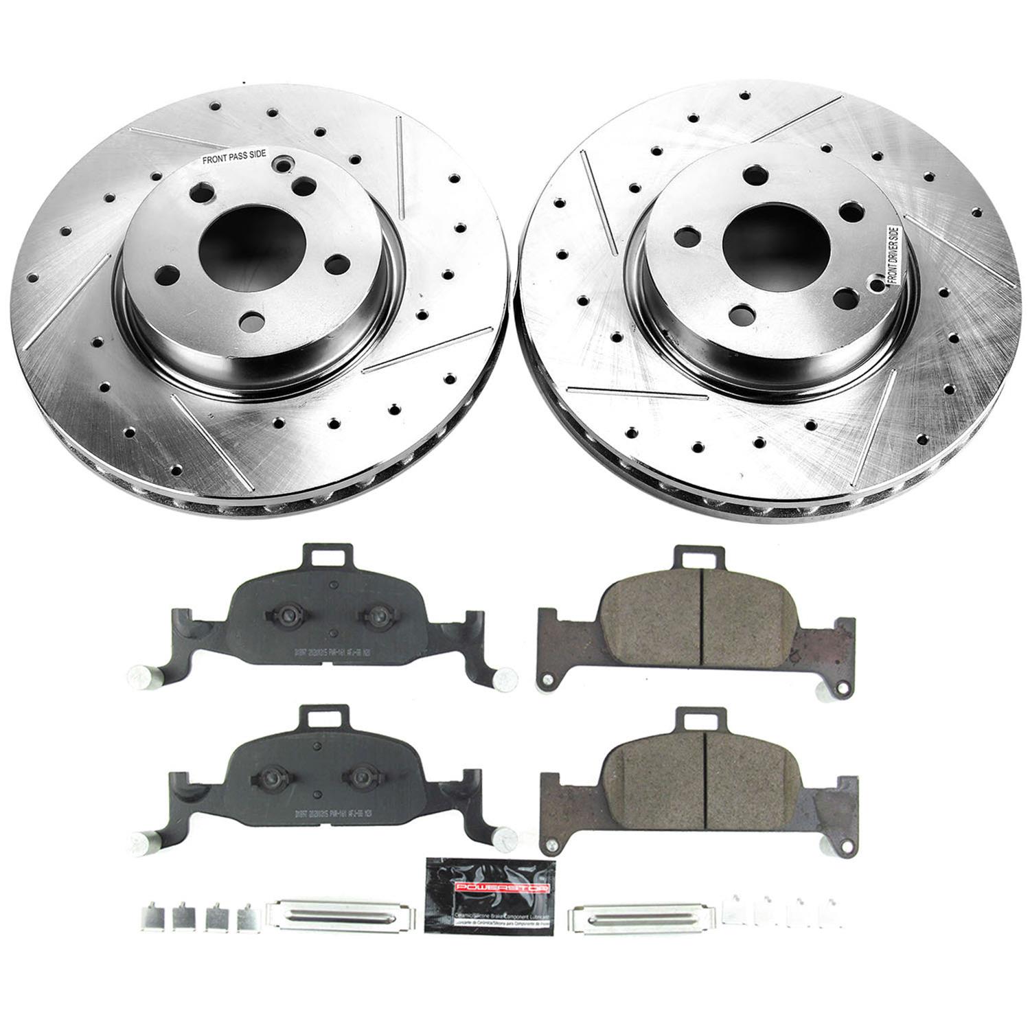 Power Stop 2021 Audi Q5 Sportback Front Z23 Evolution Brake Kit thumbnail 6