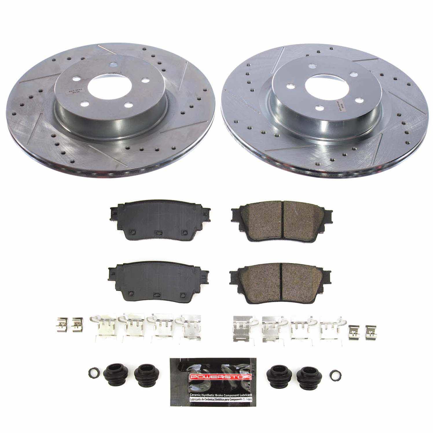 PowerStop Rear Z23 Evolution Sport Brake Kit | Acura MDX (17-19) (K7901) main image 1