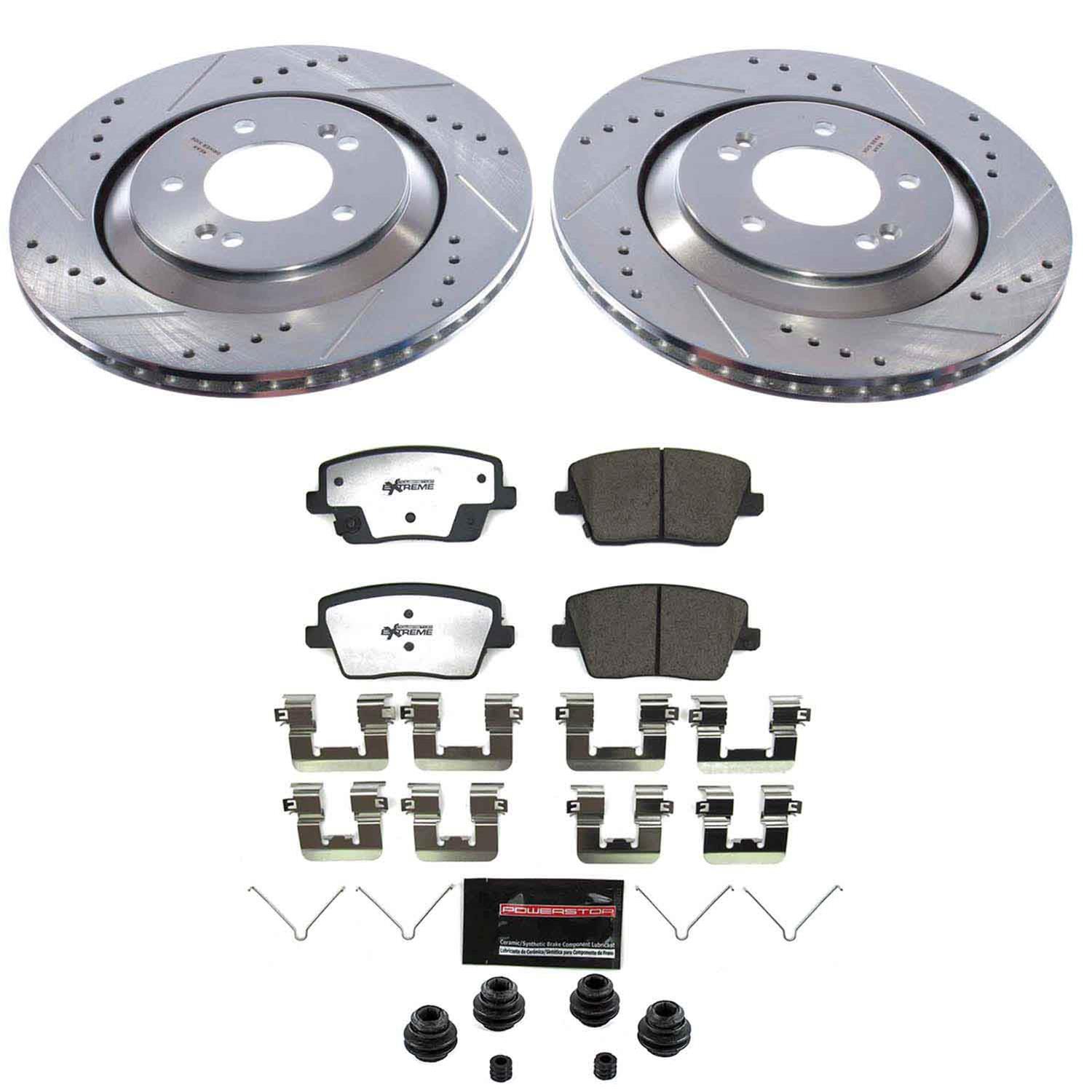 Power Stop 19-22 Hyundai Veloster N Rear Z26 Street Brake Kit thumbnail 6