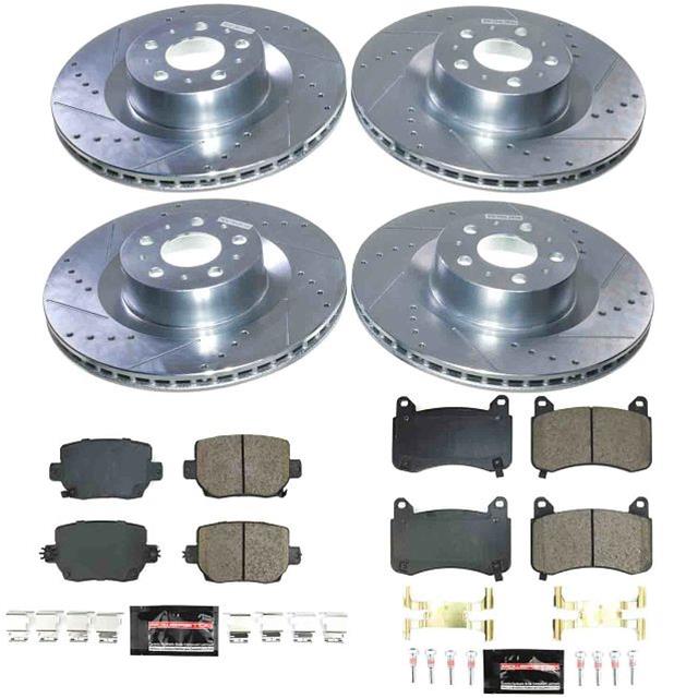 PowerStop Z23 Evolution Sport Brake Upgrade Kits K9255 EVOLUTION BRAKE KIT, Tesla Y 2020-2024, Front and Rear thumbnail 8