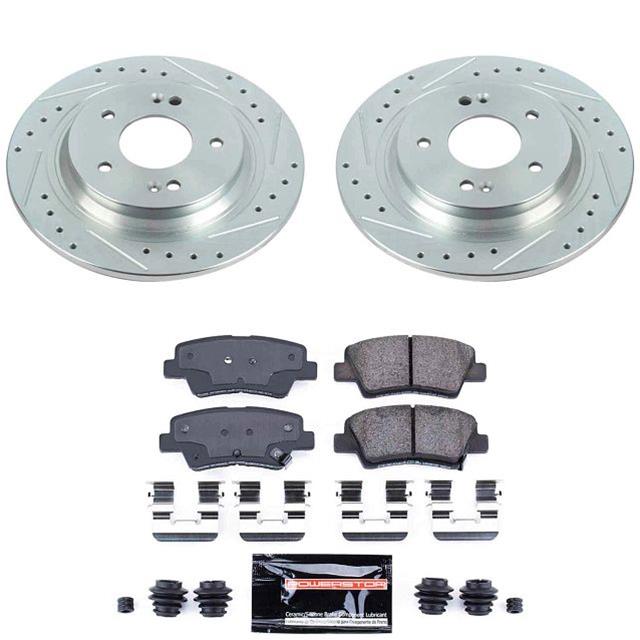 Power Stop 22-23 Hyundai Kona AWD Rear Z23 Evolution Brake Kit thumbnail 8