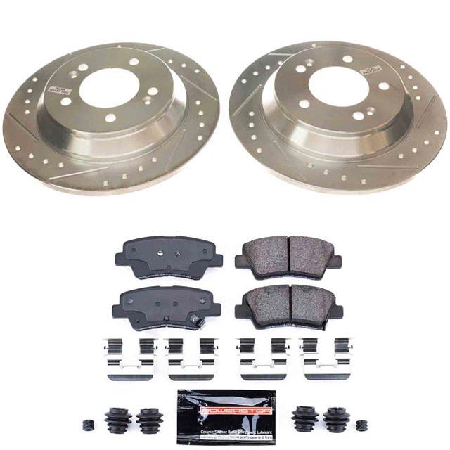 Power Stop 22-23 Hyundai Kona Rear Z23 Evolution Brake Kit thumbnail 8