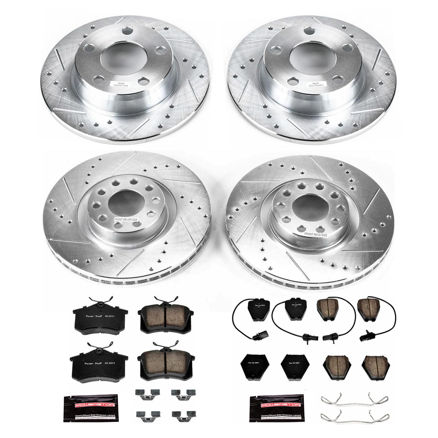 Power Stop 02-04 Audi A6 Quattro Front & Rear Z23 Evolution Sport Brake Kit (1x psbK948, 1x psbK941) thumbnail 8