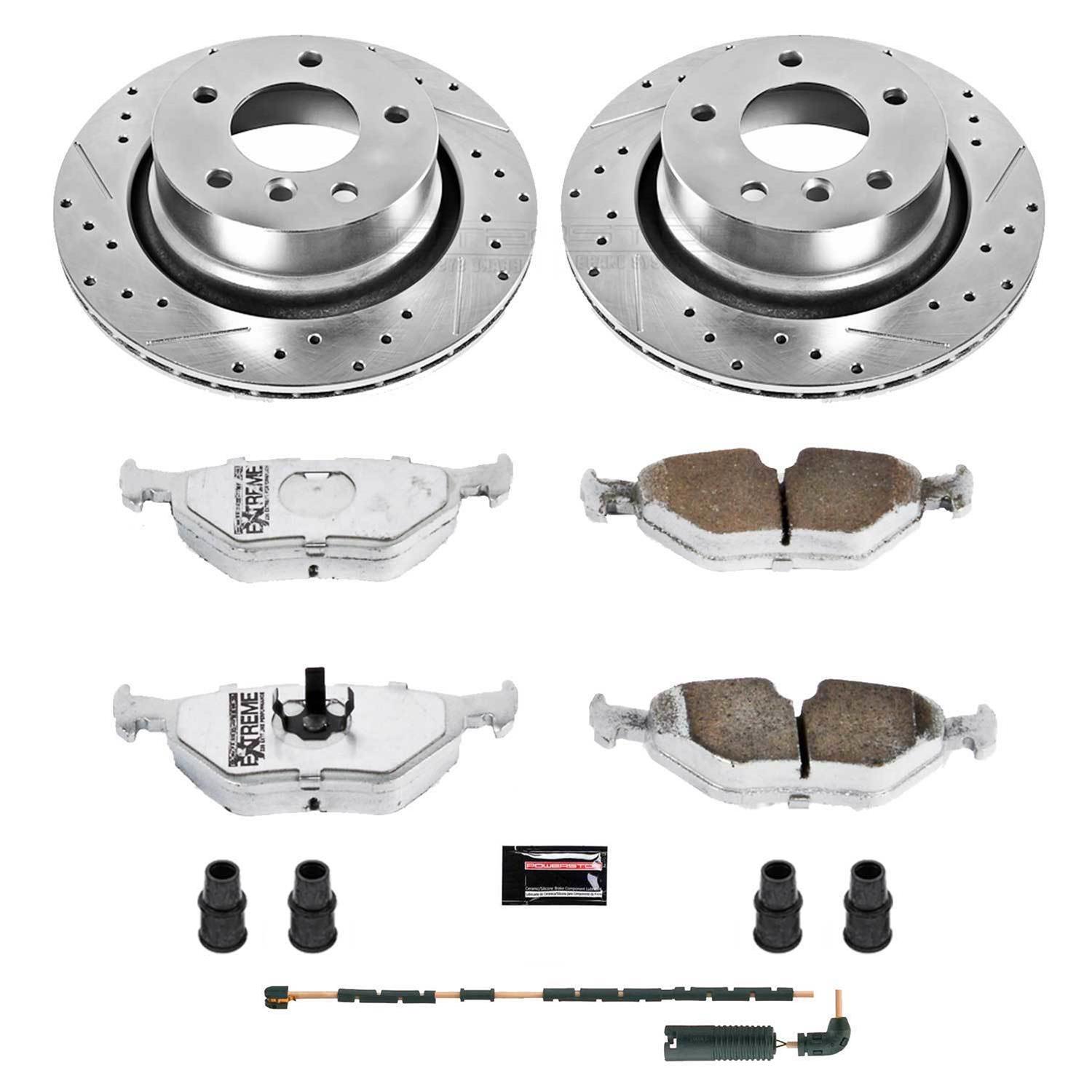 Power Stop 03-08 BMW Z4 Front & Rear Z26 Street Warrior Brake Kit (1x psbK962-26, 1x psbK869-26) thumbnail 9