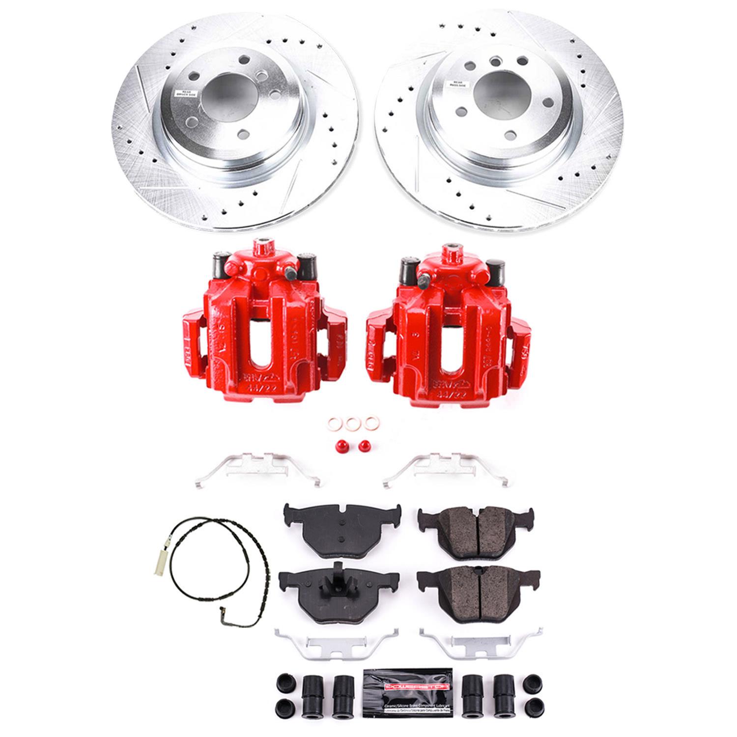 Power Stop 2006 BMW 330i Rear Z23 Evolution Sport Brake Kit w/Calipers (1x psbK045, 1x psbS3328) thumbnail 4
