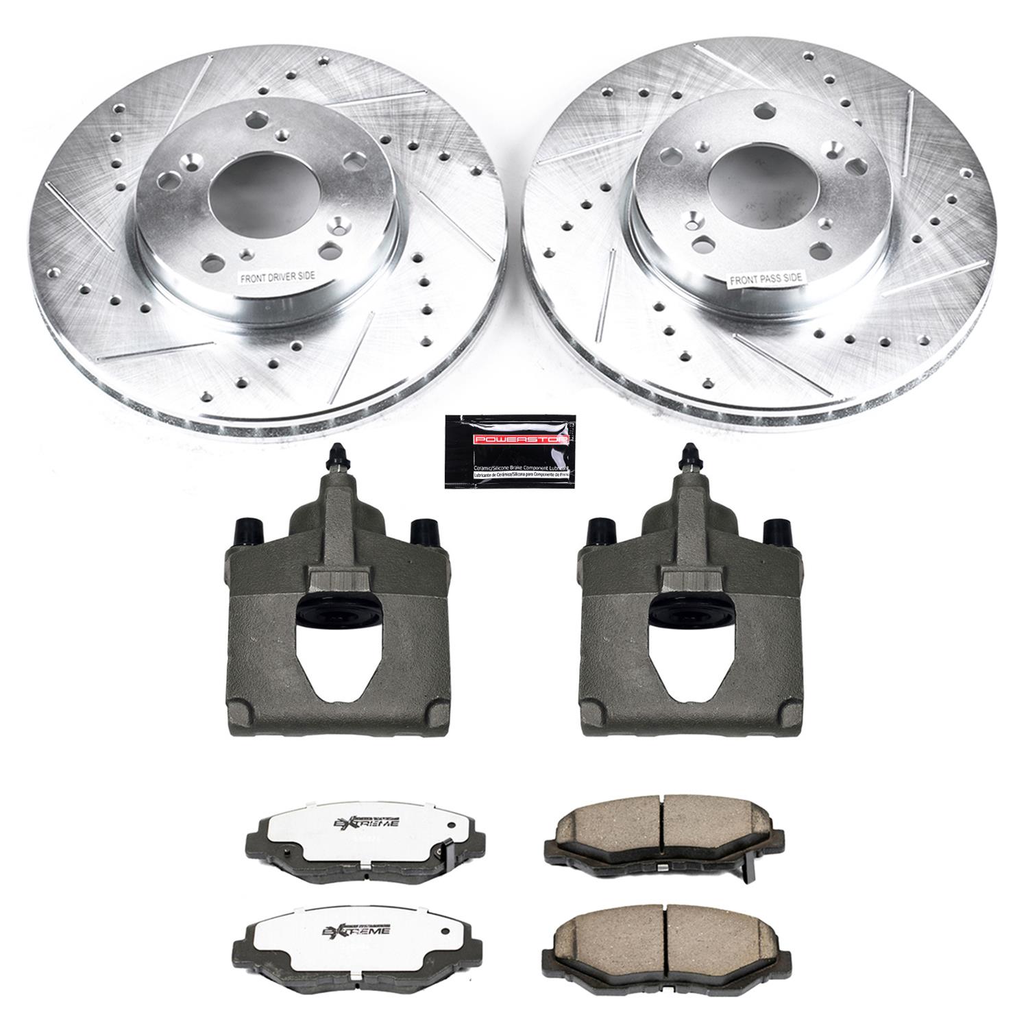 PowerStop Front & Rear Z26 Street Warrior Brake Kit | Infiniti QX50 (16-17) (K7584-26)