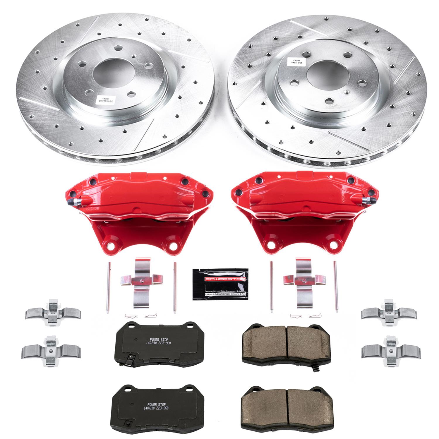 Power Stop 03-04 Infiniti G35 Front Z23 Evolution Sport Brake Kit w/Calipers (1x psbS3858, 1x psbK104) thumbnail 7