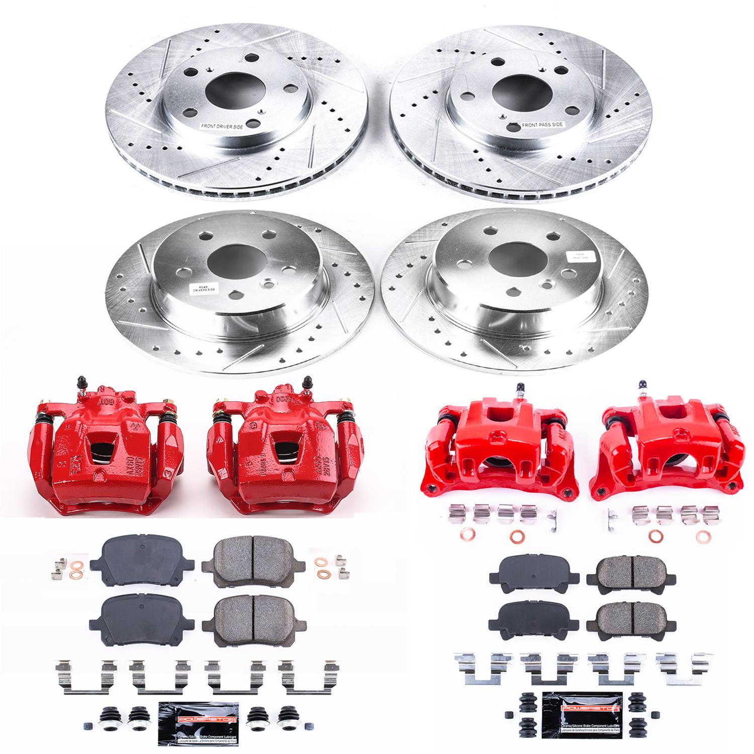 Power Stop 00-04 Toyota Avalon Front & Rear Z23 Evolution Sport Brake Kit w/Calipers (1x psbS1974, 1x psbK2322, 1x psbK1058, 1x psbS2598) thumbnail 4