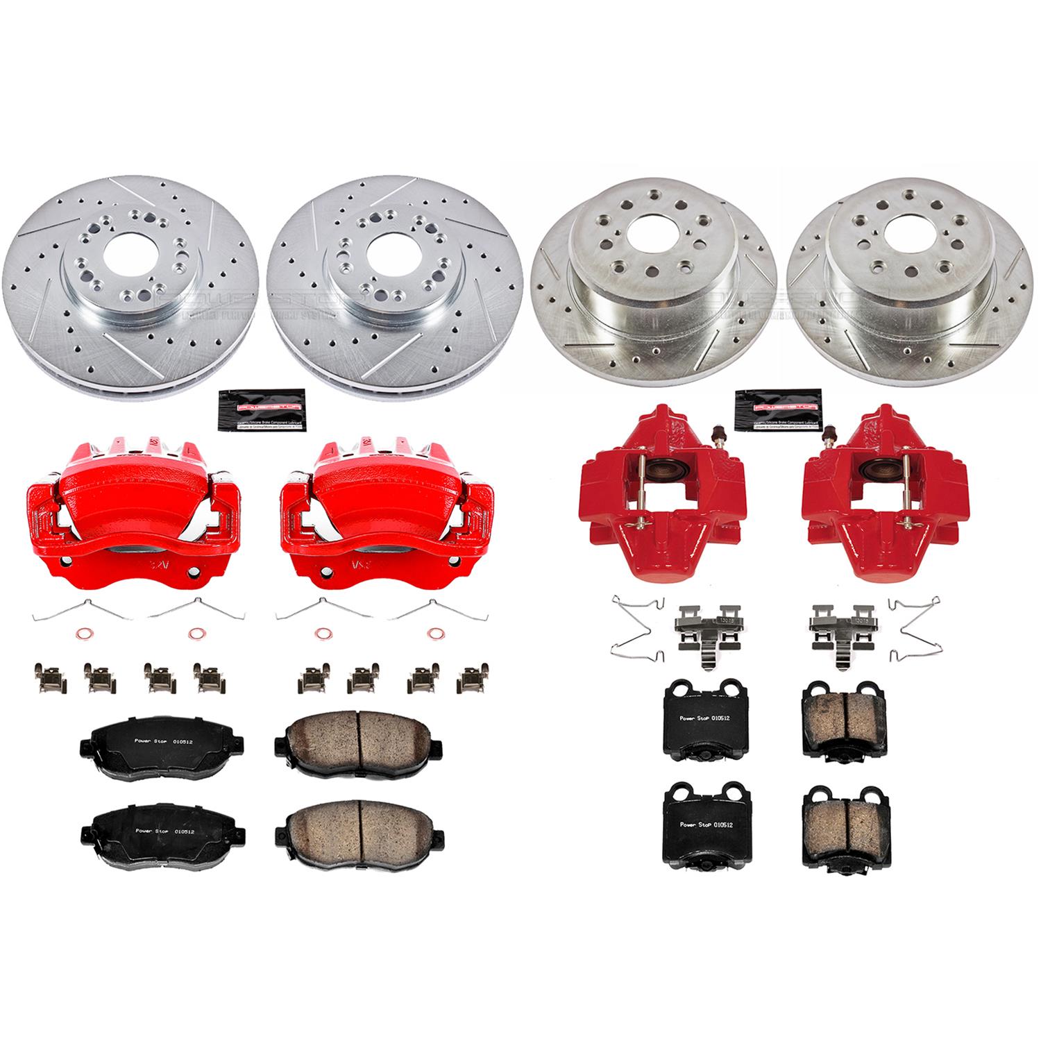 Power Stop 98-05 Lexus GS300 Front & Rear Z23 Evolution Sport Brake Kit w/Calipers (1x psbS2840, 1x psbK1077, 1x psbK1149, 1x psbS2774) thumbnail 7
