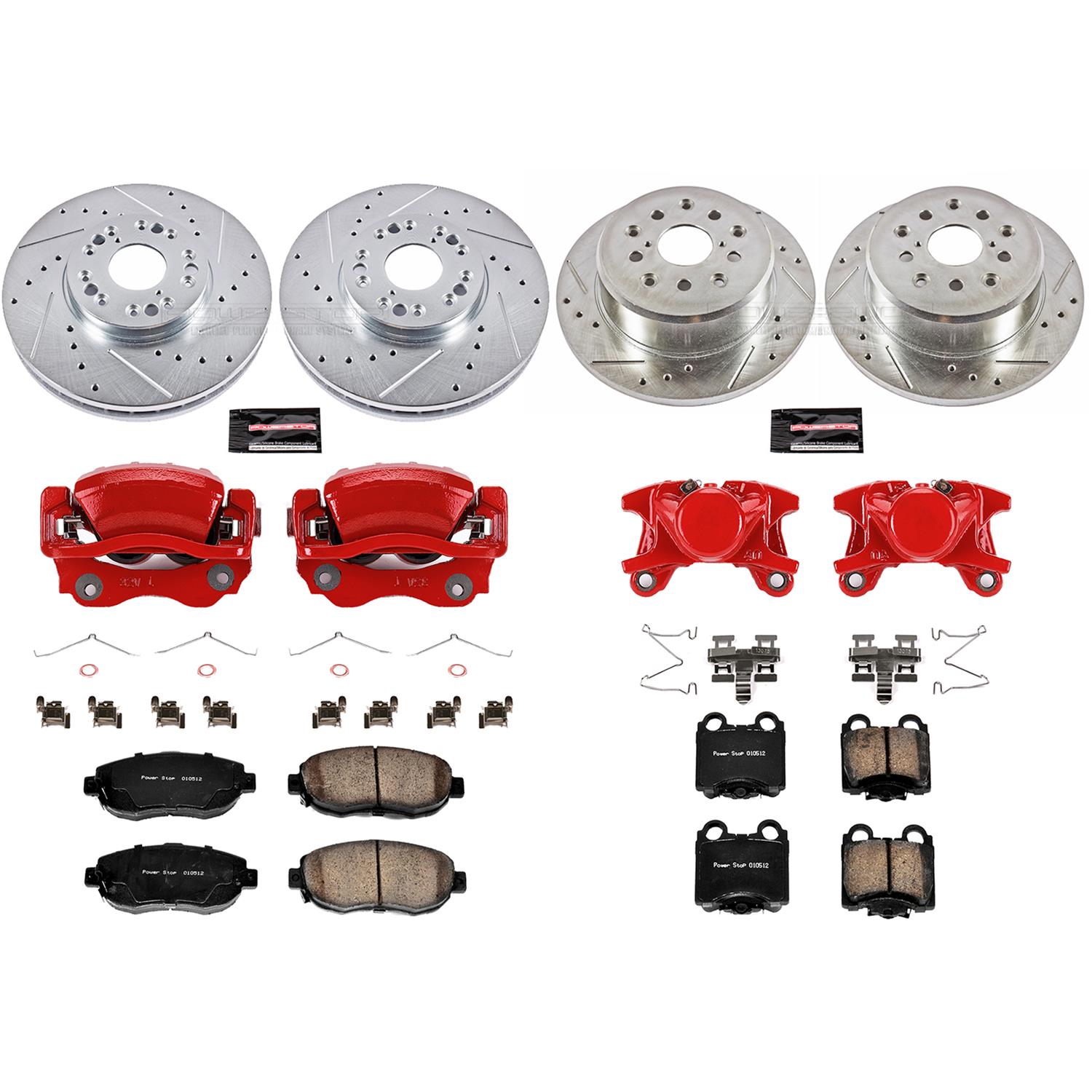 Power Stop KC1079A Power Stop Z23 Evolution Sport Brake Upgrade Kits