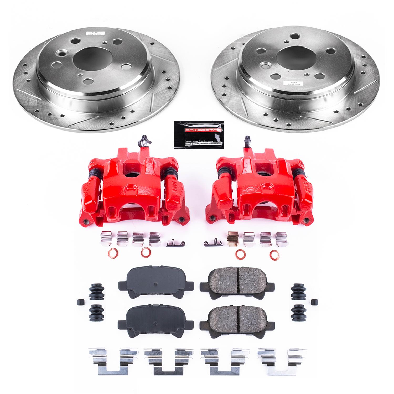 Power Stop 00-01 Toyota Camry Rear Z23 Evolution Sport Brake Kit w/Calipers (1x psbK1083, 1x psbS2620) thumbnail 2