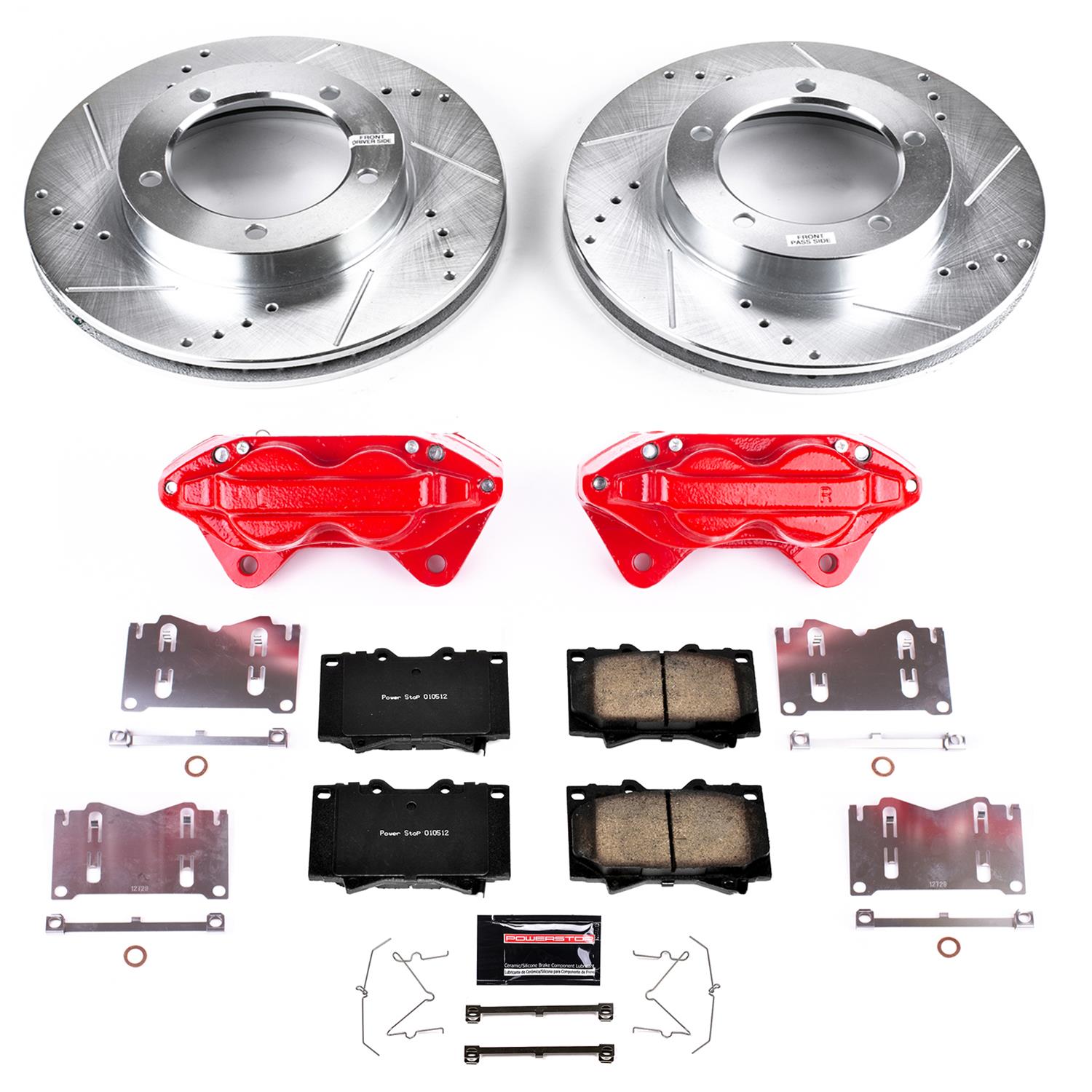 Power Stop 98-02 Lexus LX470 Front Z23 Evolution Sport Brake Kit w/Calipers (1x psbS2634, 1x psbK1132) thumbnail 5