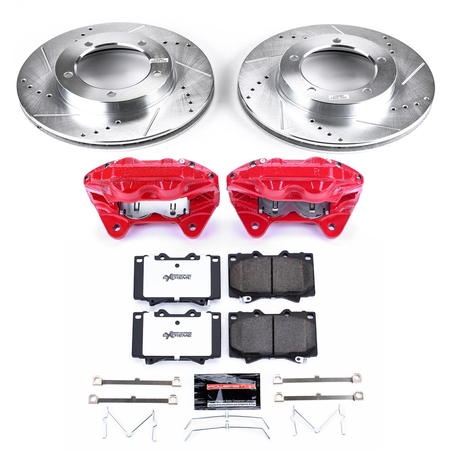 Power Stop 03-07 Toyota L& Cruiser Front Z36 Truck & Tow Kit w/Cals (1x psbS2768, 1x psbK1132-36) thumbnail 9