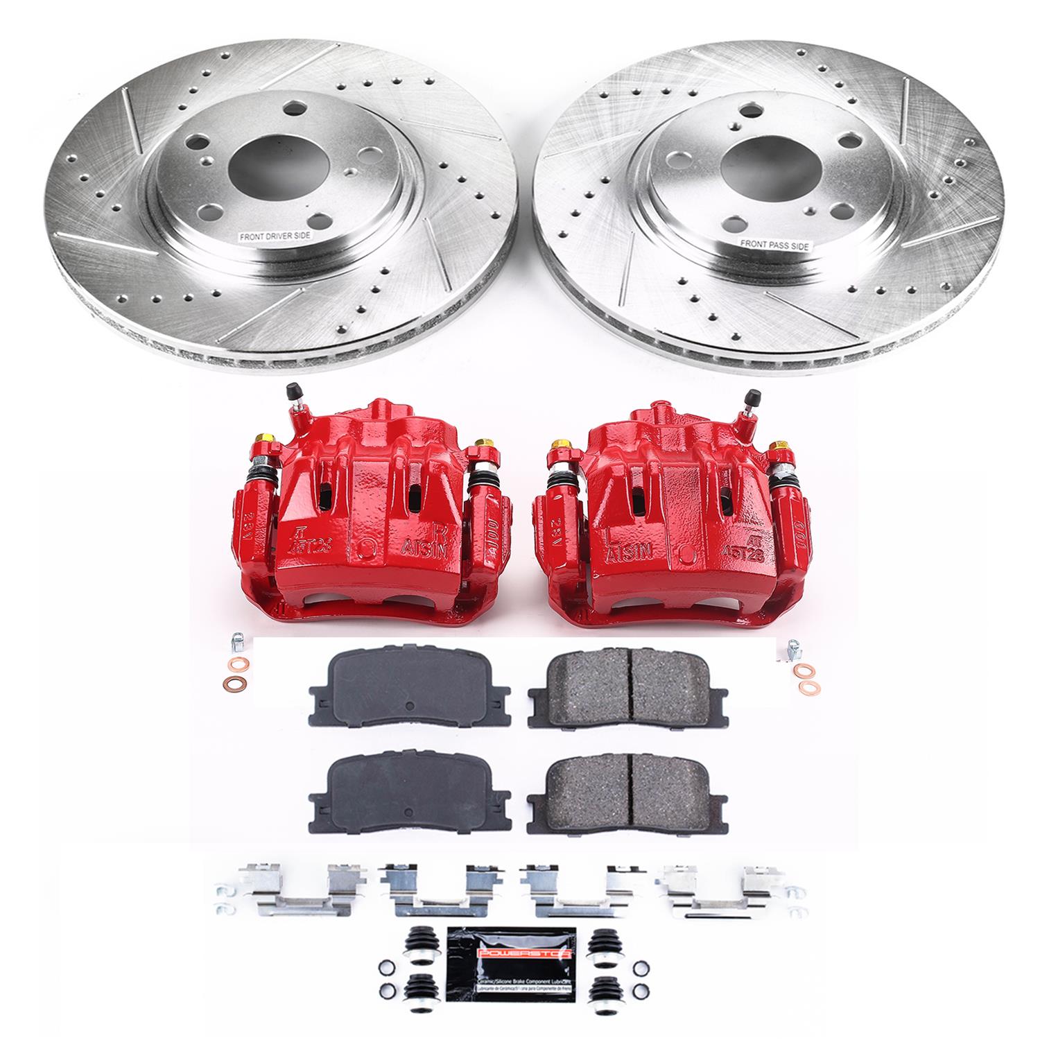 Power Stop 04-06 Lexus ES330 Front Z23 Evolution Sport Brake Kit w/Calipers (1x psbS2830, 1x psbK1141) thumbnail 2