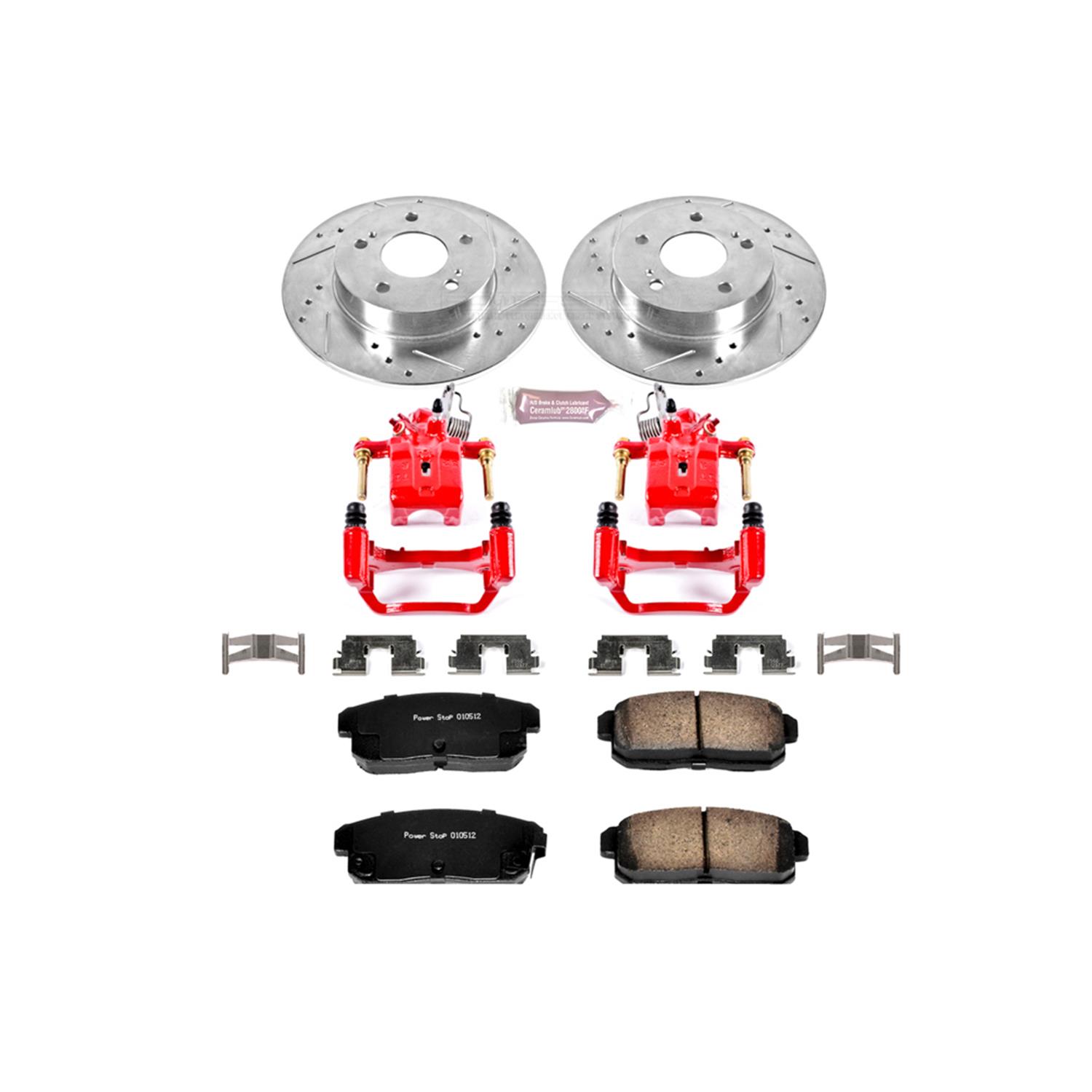 Power Stop 2001 Infiniti I30 Rear Z23 Evolution Sport Brake Kit w/Calipers (1x psbS2856, 1x psbK1169) thumbnail 2