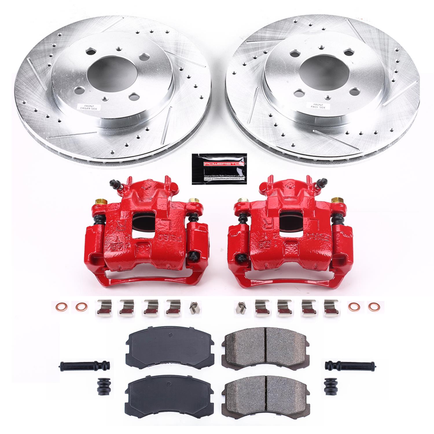 Power Stop 02-07 Mitsubishi Lancer Front Z23 Evolution Sport Brake Kit w/Calipers (1x psbK1215, 1x psbS2680) thumbnail 7