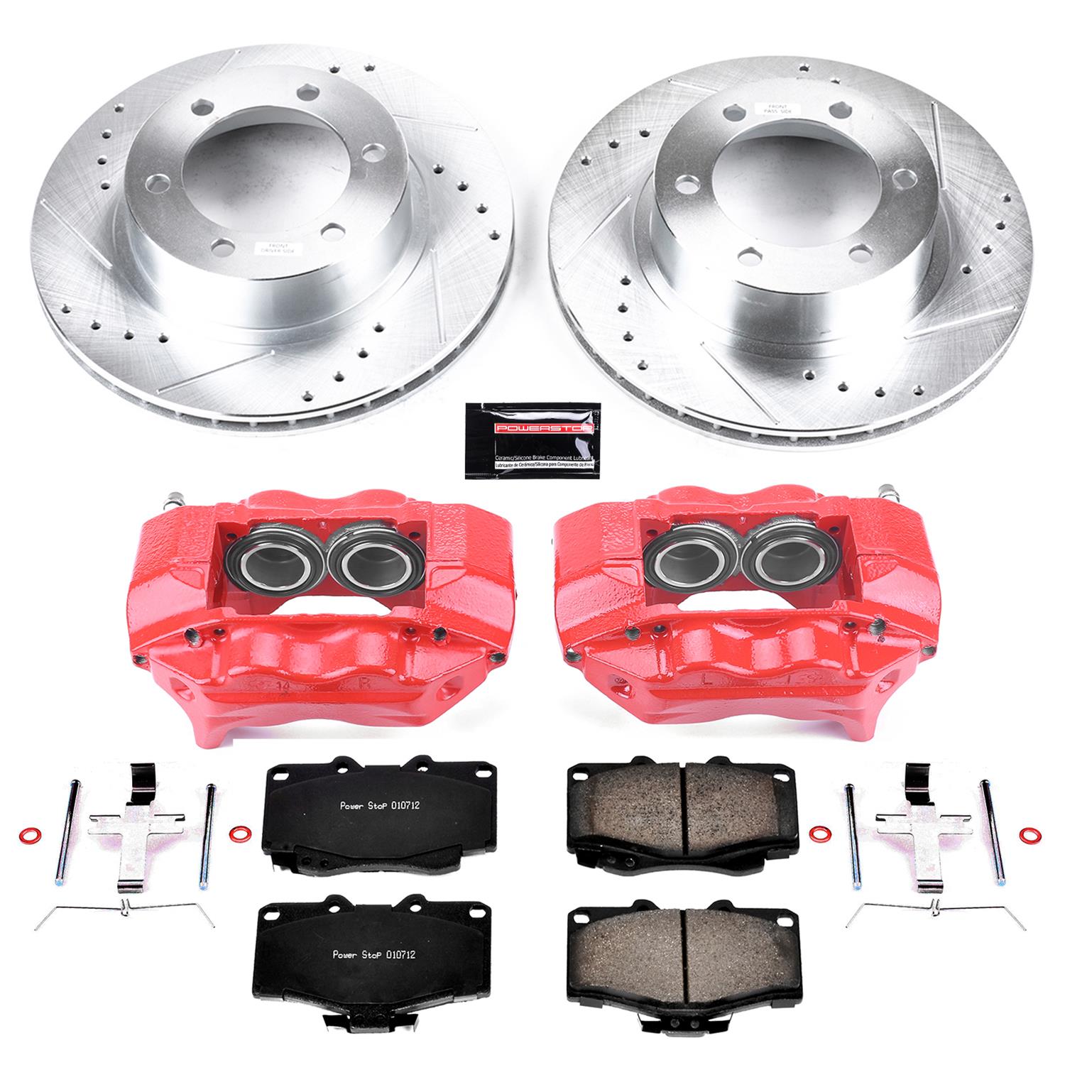 Power Stop 95-02 Toyota 4Runner Front Z23 Evolution Sport Brake Kit w/Calipers (1x psbS1830, 1x psbK1236) thumbnail 2
