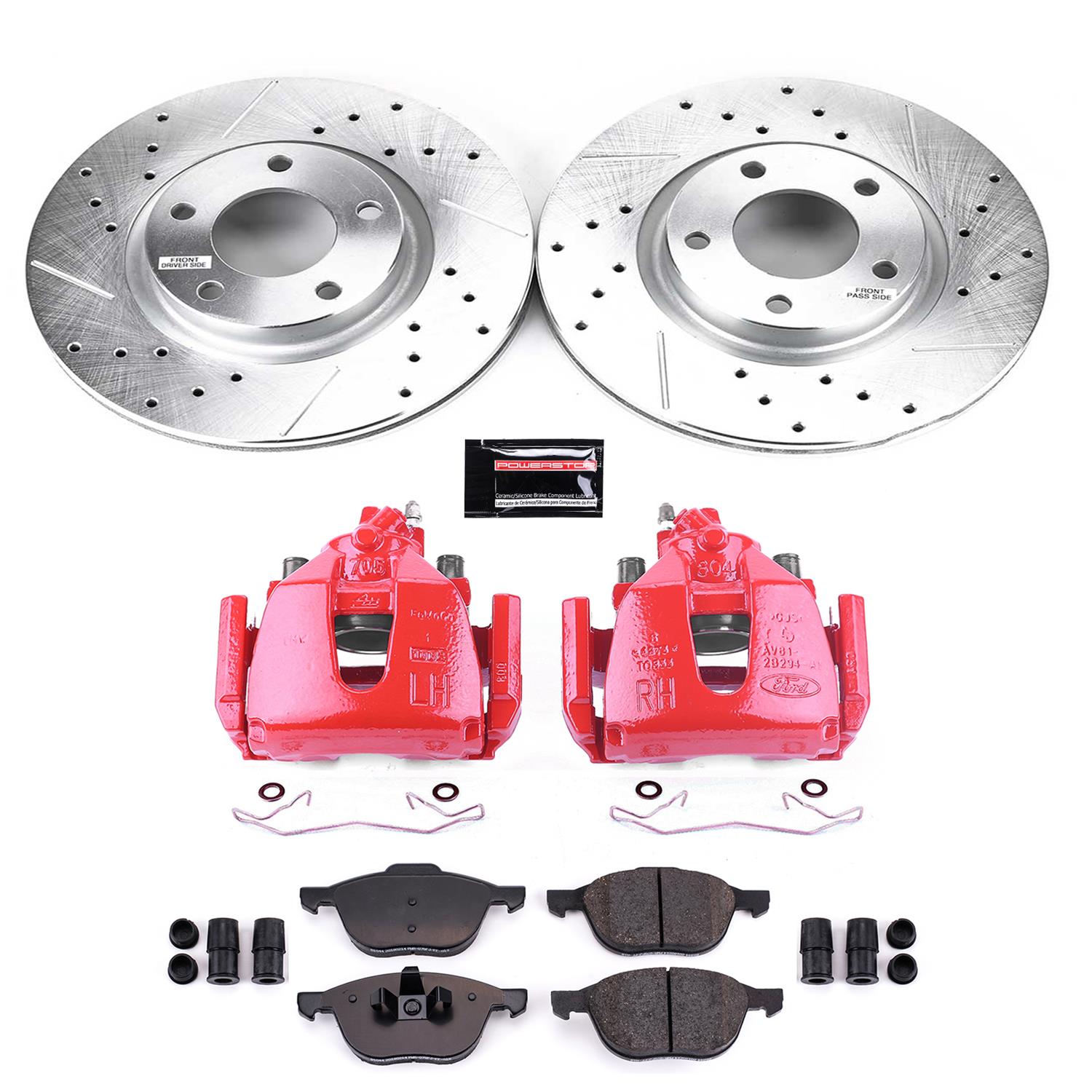 Power Stop 09-10 Mazda 3 Front Z23 Evolution Sport Brake Kit w/Calipers (1x psbK125, 1x psbS2942B) thumbnail 6