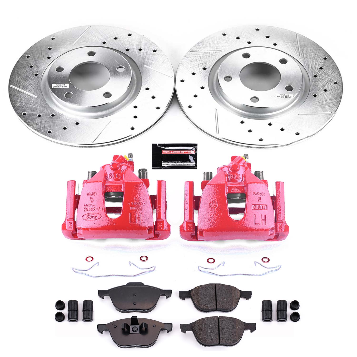 Power Stop 2008 Mazda 3 Front Z23 Evolution Sport Brake Kit w/Calipers (1x psbK125, 1x psbS2942E) thumbnail 5