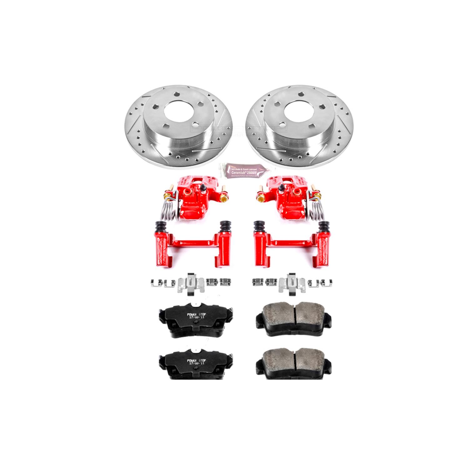 Power Stop 94-04 Ford Mustang Rear Z23 Evolution Sport Brake Kit w/Calipers (1x psbS4824, 1x psbK1303) thumbnail 5